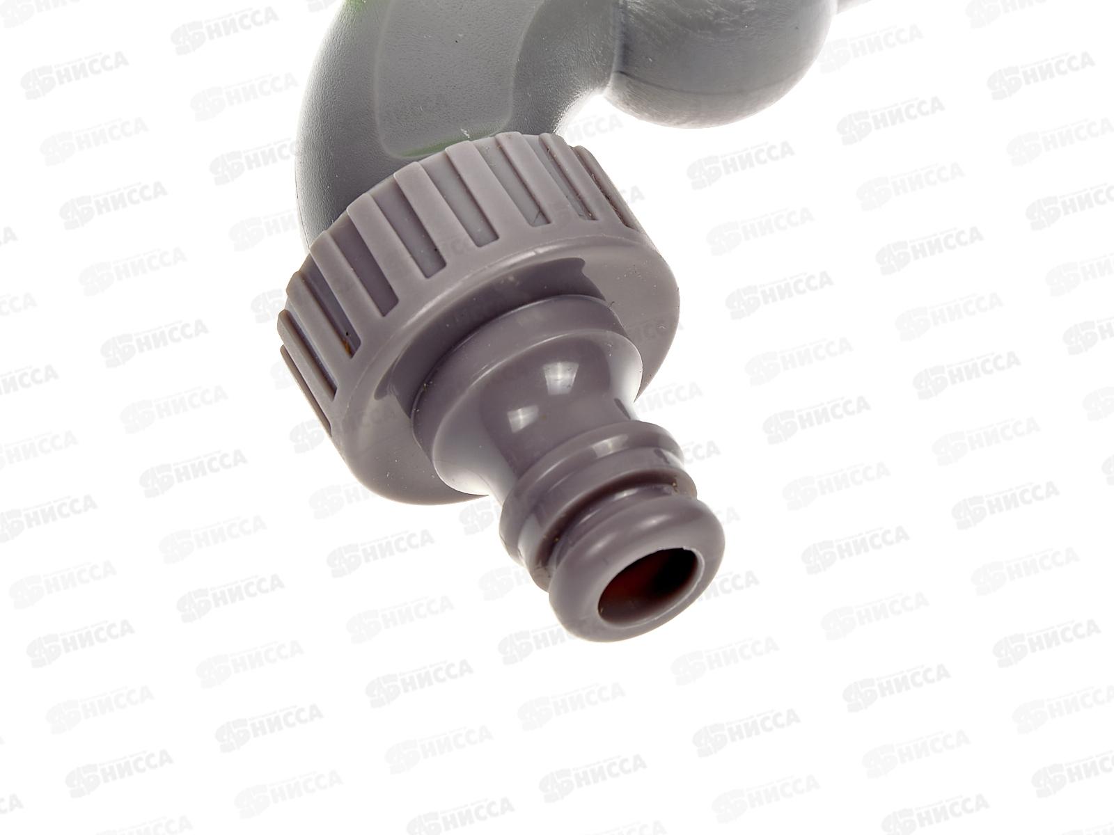 Кран 1/2 на трубу внешняя резьба под коннектор, LT2-1, Р0687