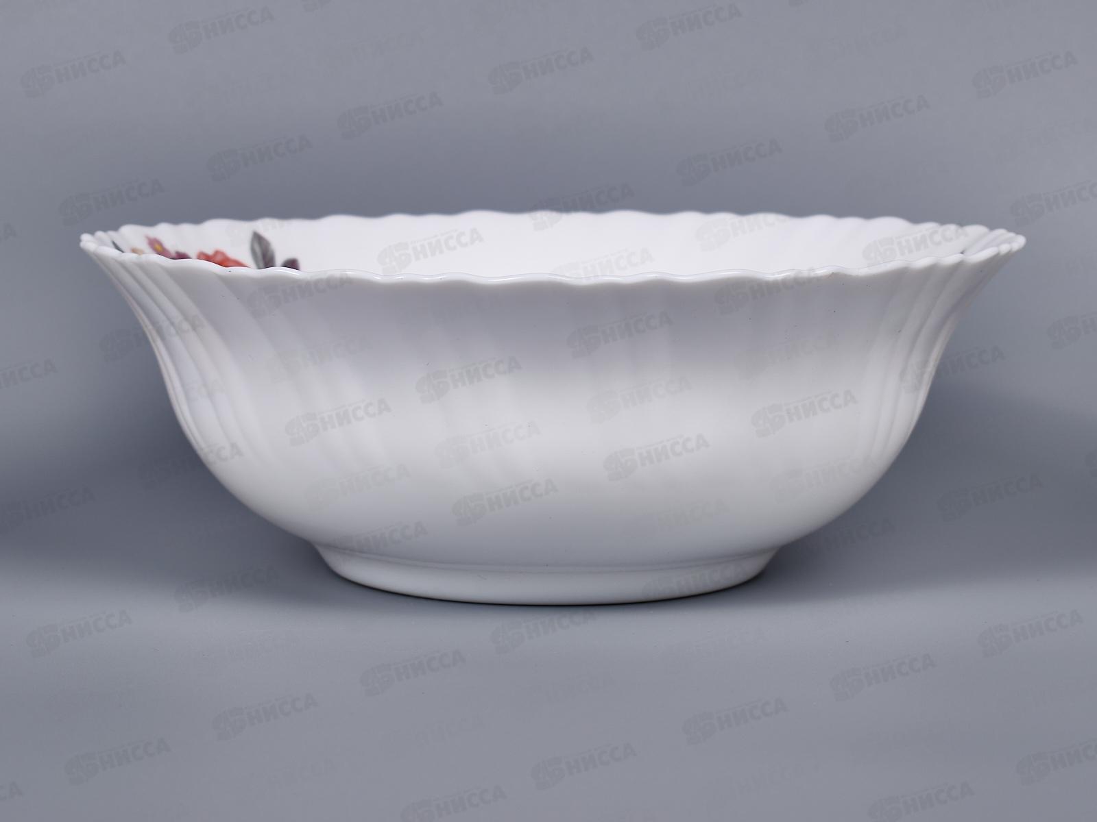 Салатник круглый d-20см 1100мл (4/32) 6961-св8 Розы-2