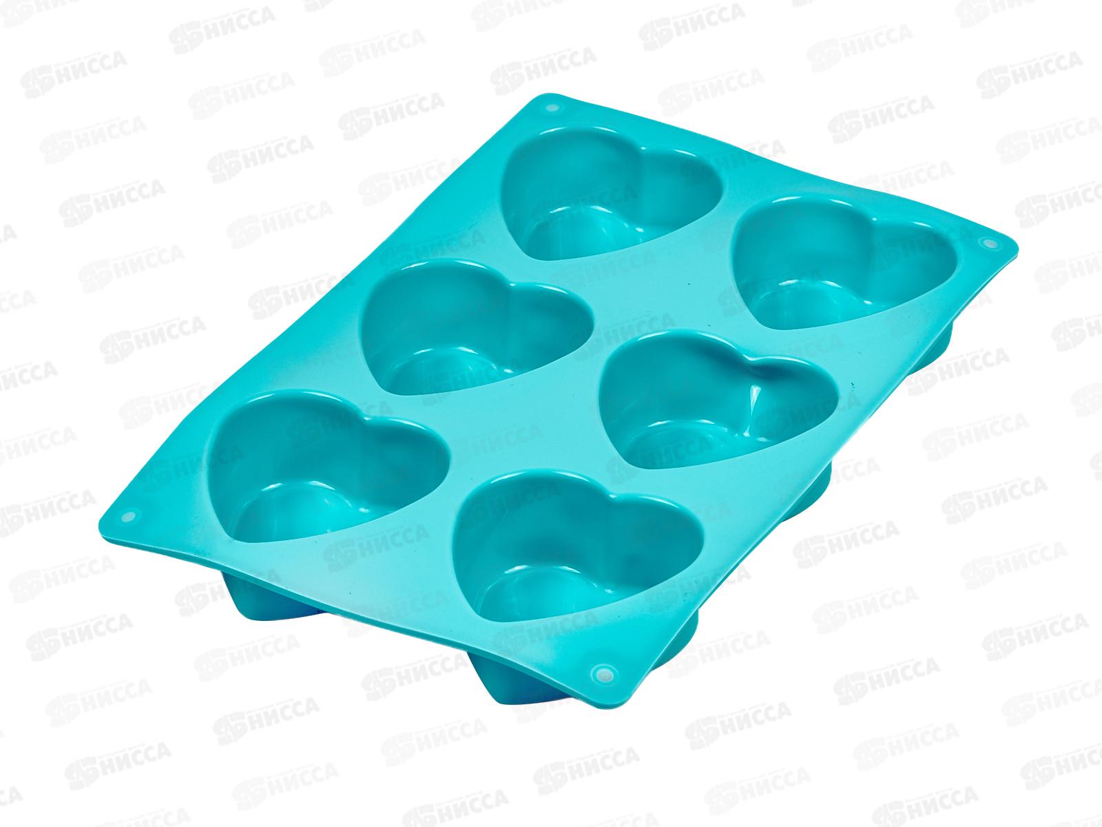 Форма  для выпечки силиконовая  Сердца YK036 (030061)  Ж