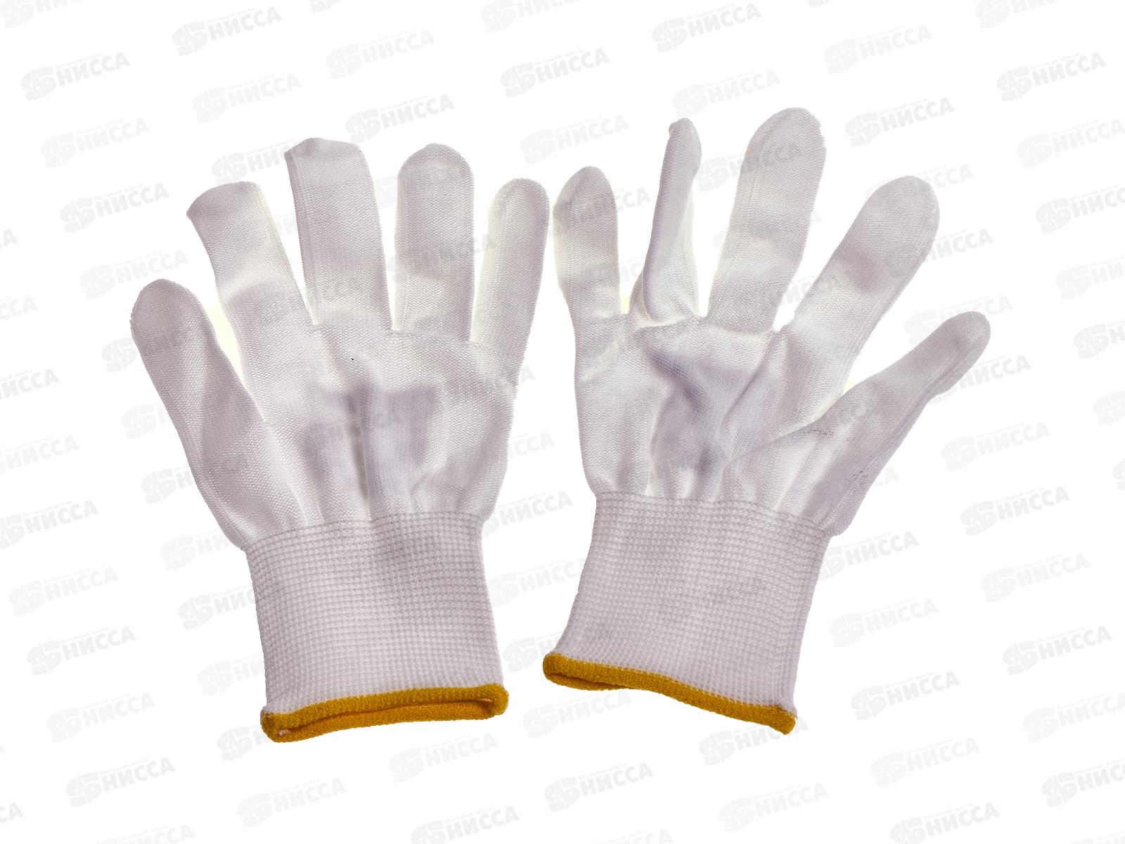 Перчатки PR-BP011 Для сборочных работ полиэстер р.(M)8 белые *10/300