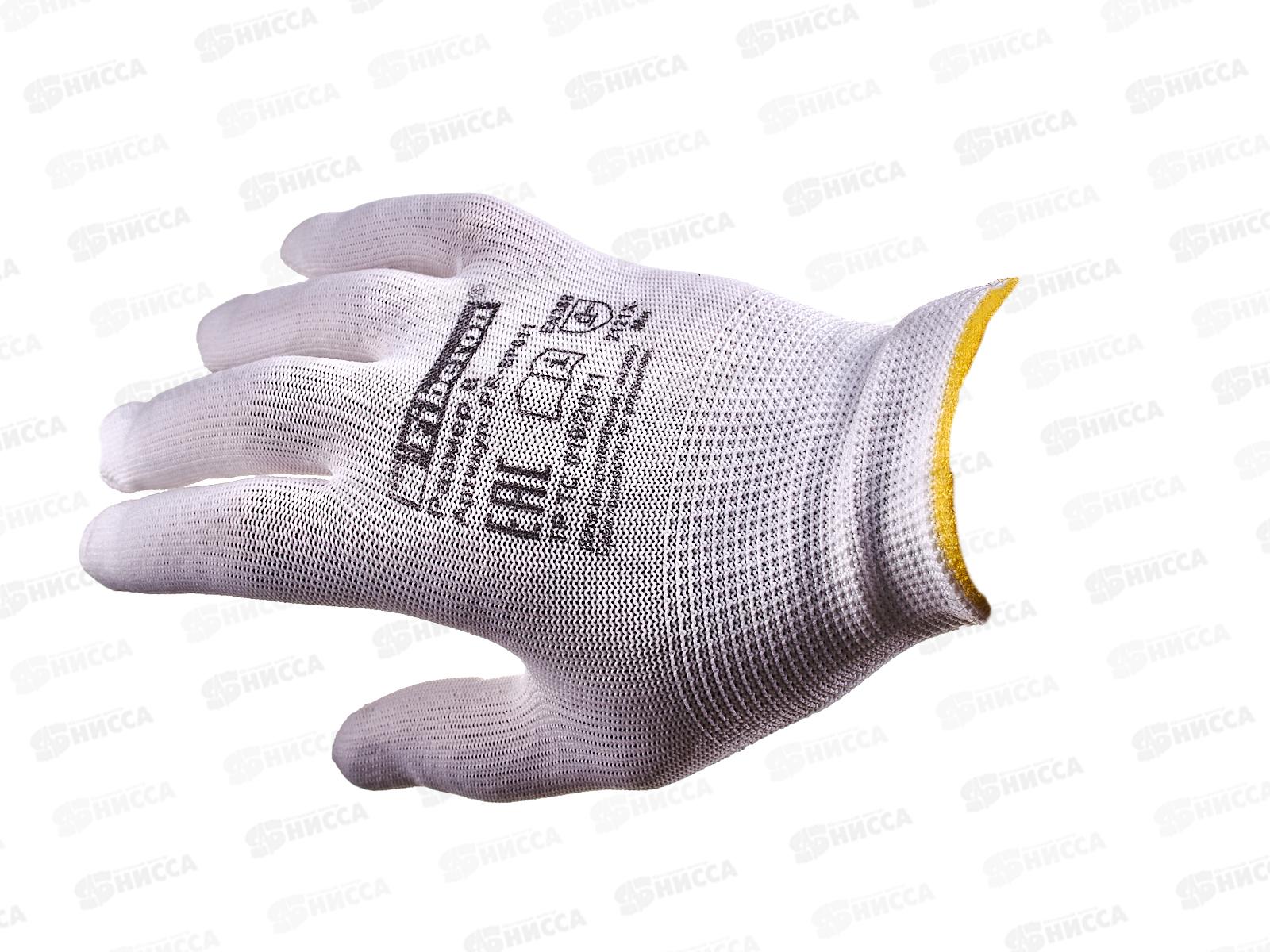 Перчатки PR-BP011 Для сборочных работ полиэстер р.(M)8 белые *10/300