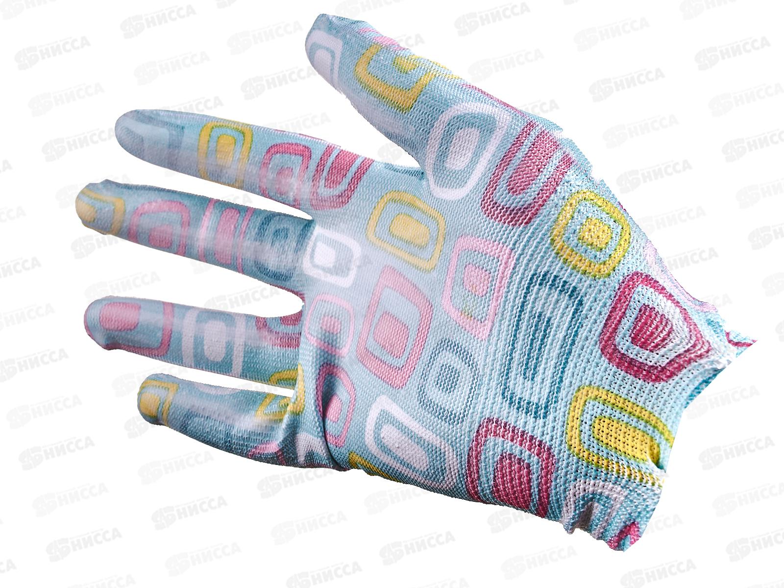 Перчатки PR-PU054 Для садовых работ микс р.8(М) *12/120 127 836