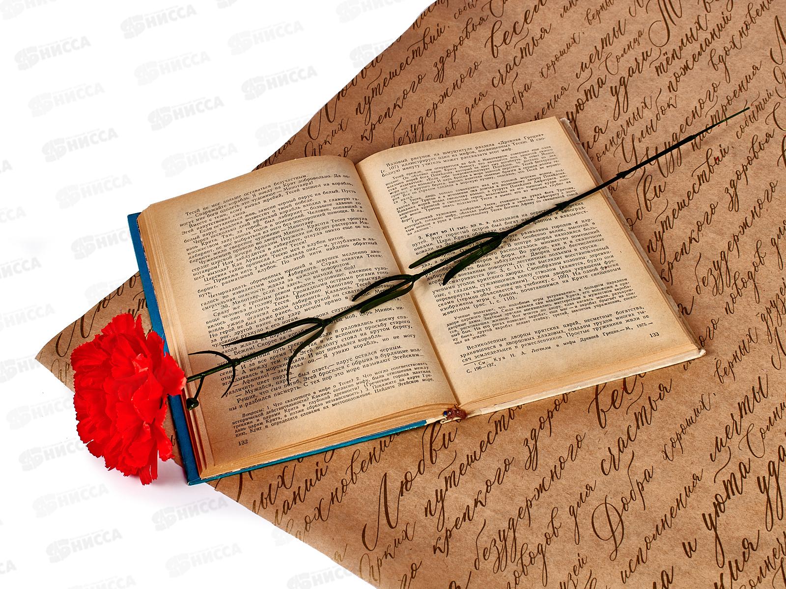 Цветы искусственные 40см гвоздика бархат А-96 *1/50/300