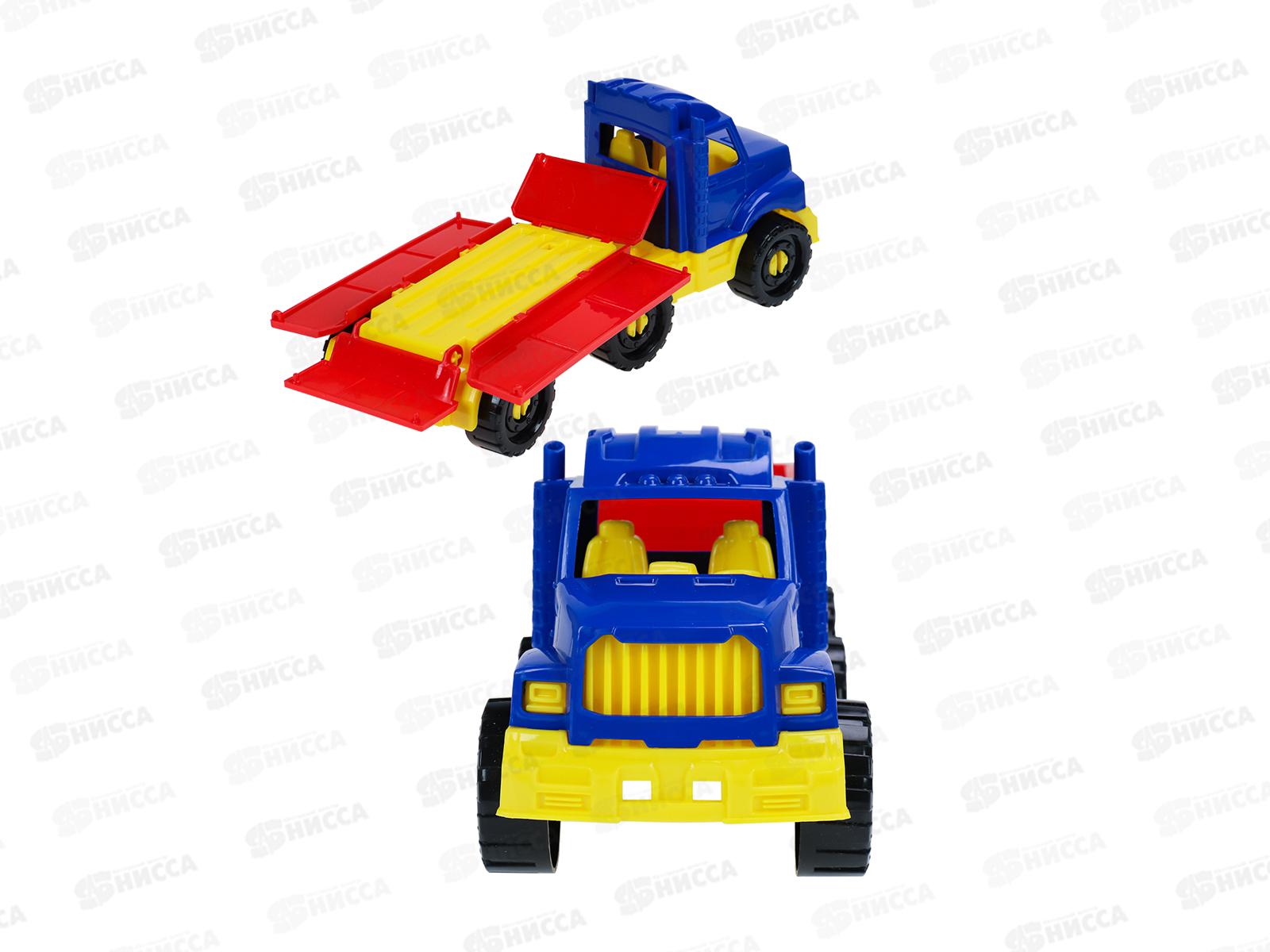 Машинка Тягач &quotБизон&quot бортовой с прицепом Классический, И-5113 *20