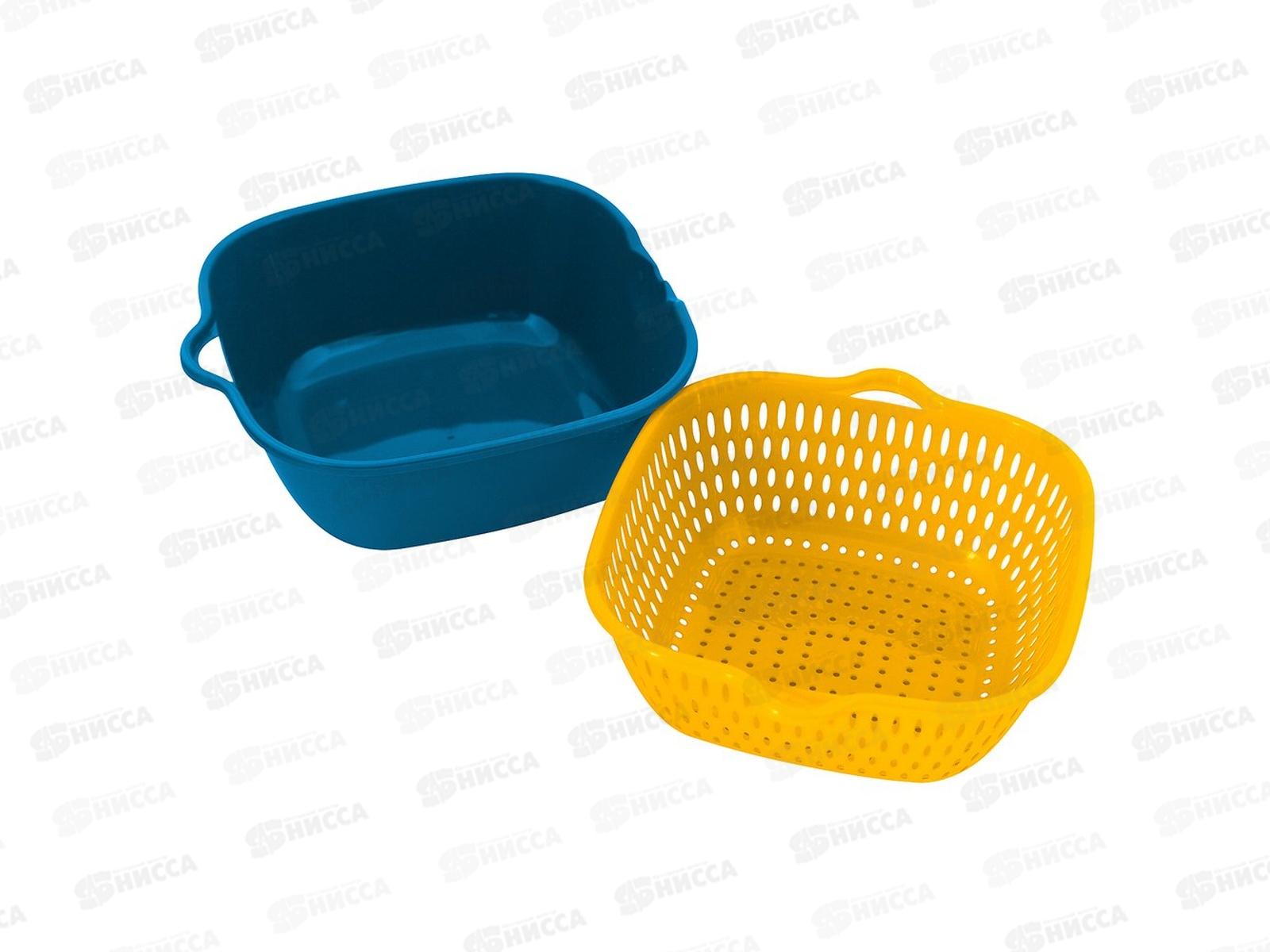 Дуршлаг с миской Дабл VL11-122