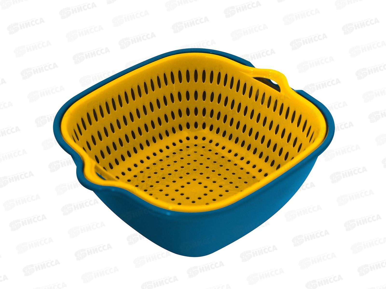 Дуршлаг с миской Дабл VL11-122