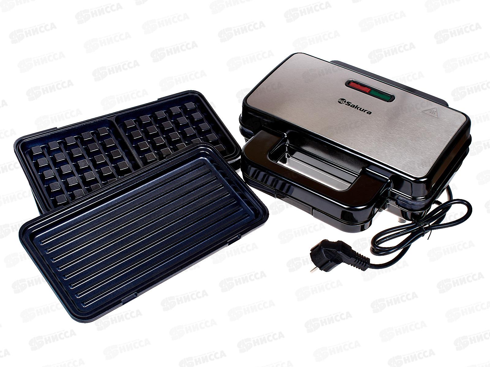 Мультигриль SA-7425 3в1 1000Вт