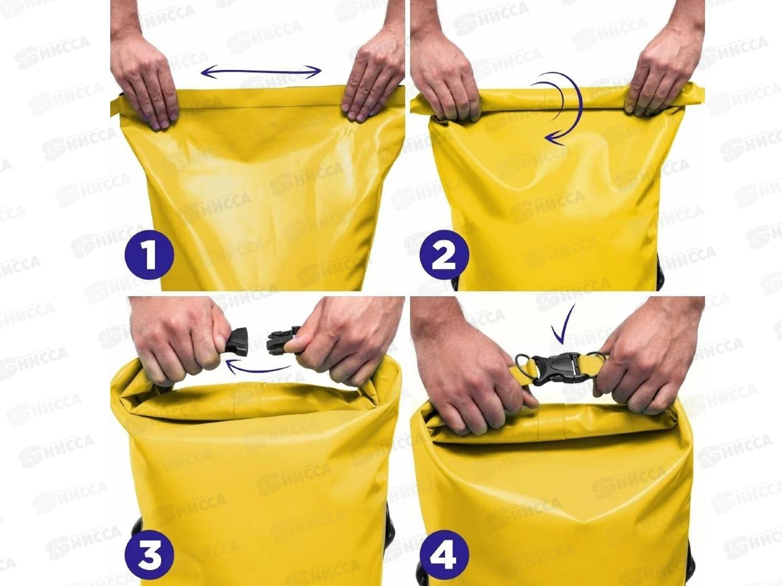 Драйбег 160литров (d43/h124см) желтый Helios (HS-DB-160-Y)  226912