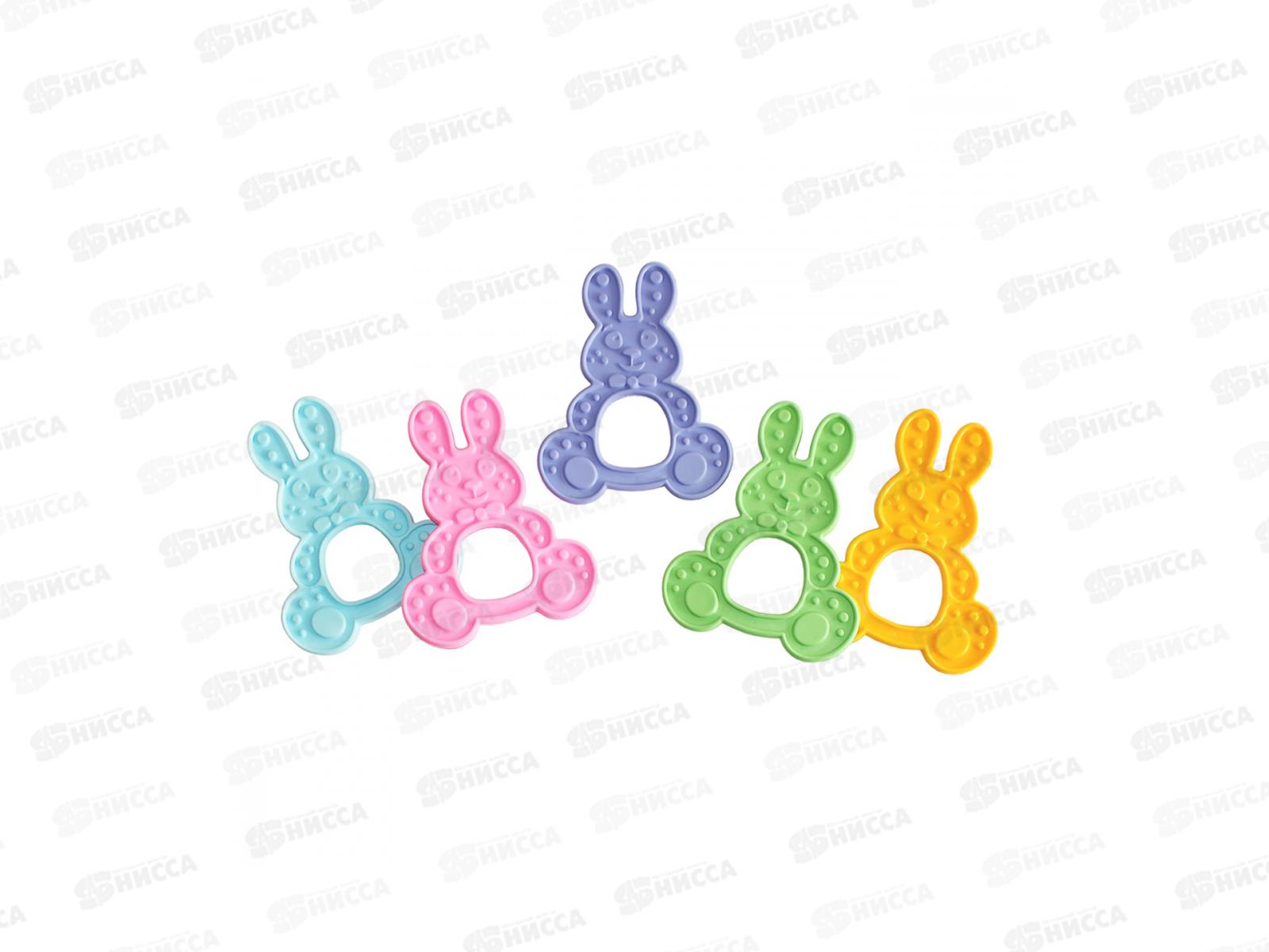 Массажер для десен (прорезыватель) &quotЗайка&quot, Пр203, КНОПА *20