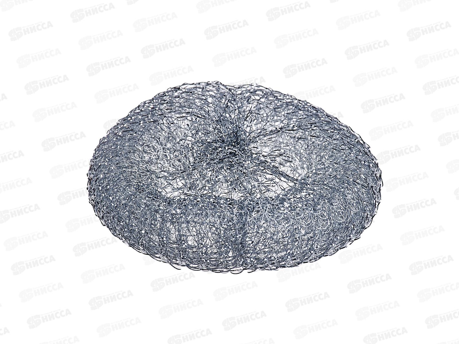 Губка для посуды металлическая 6шт по 25гр (048241) *120  Ж