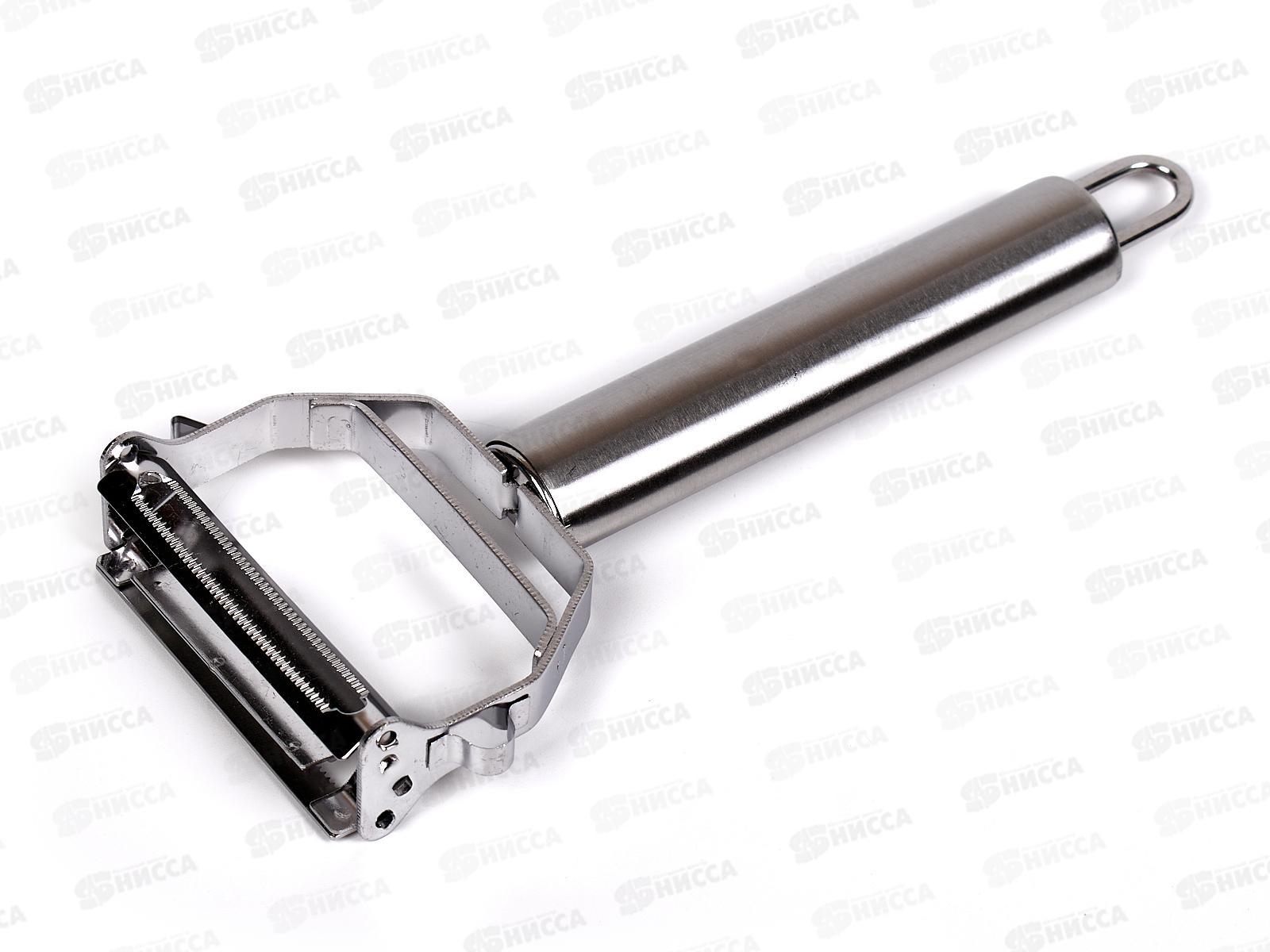 Овощечистка ручная 3в1 слайсер для чистки металл (061188)  Ж