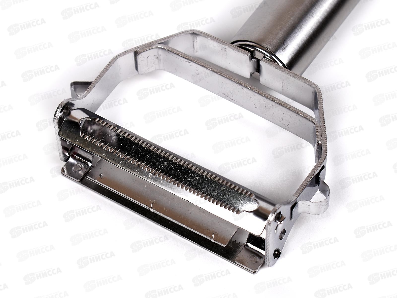 Овощечистка ручная 3в1 слайсер для чистки металл (061188)  Ж