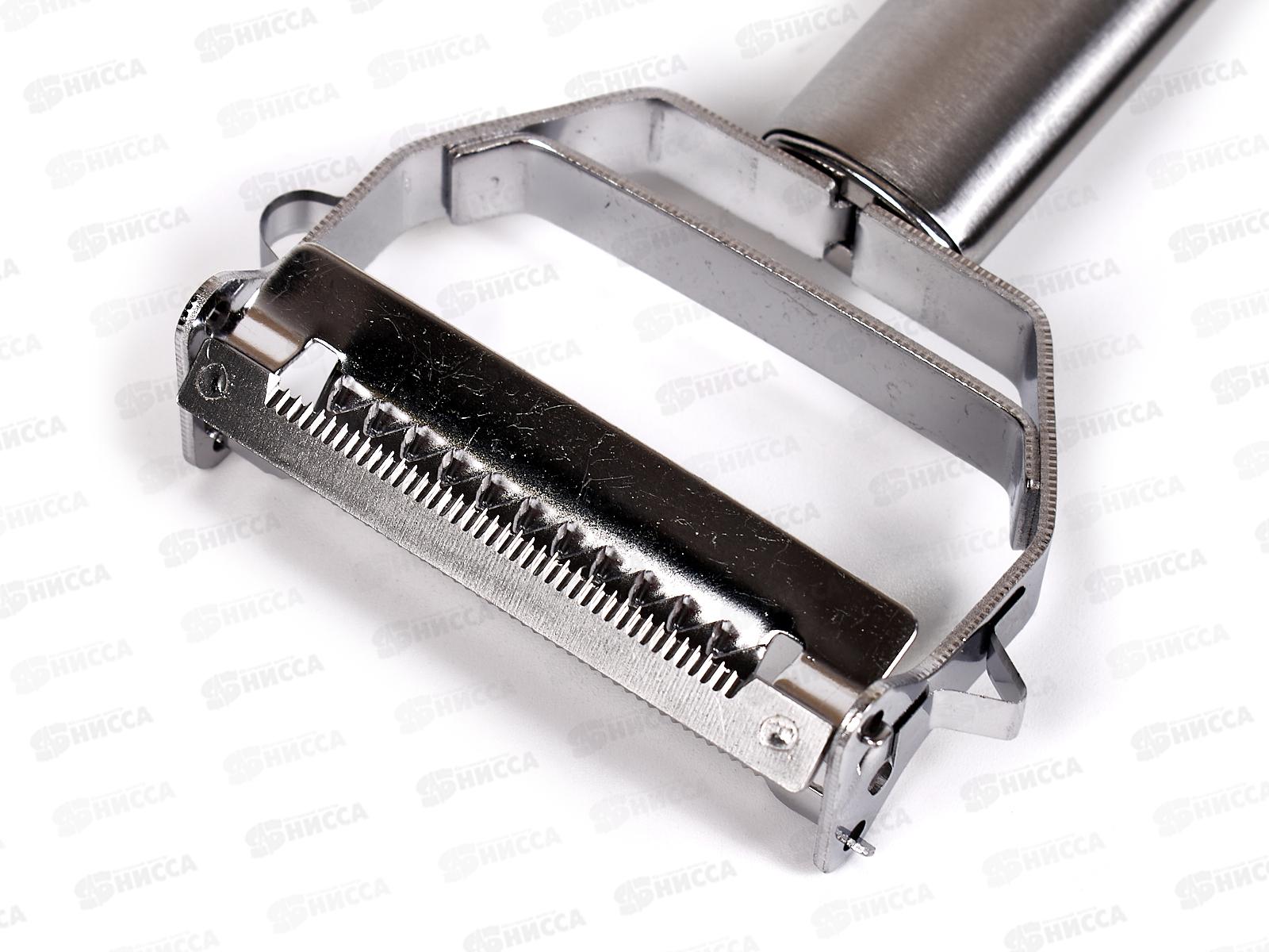 Овощечистка ручная 3в1 слайсер для чистки металл (061188)  Ж