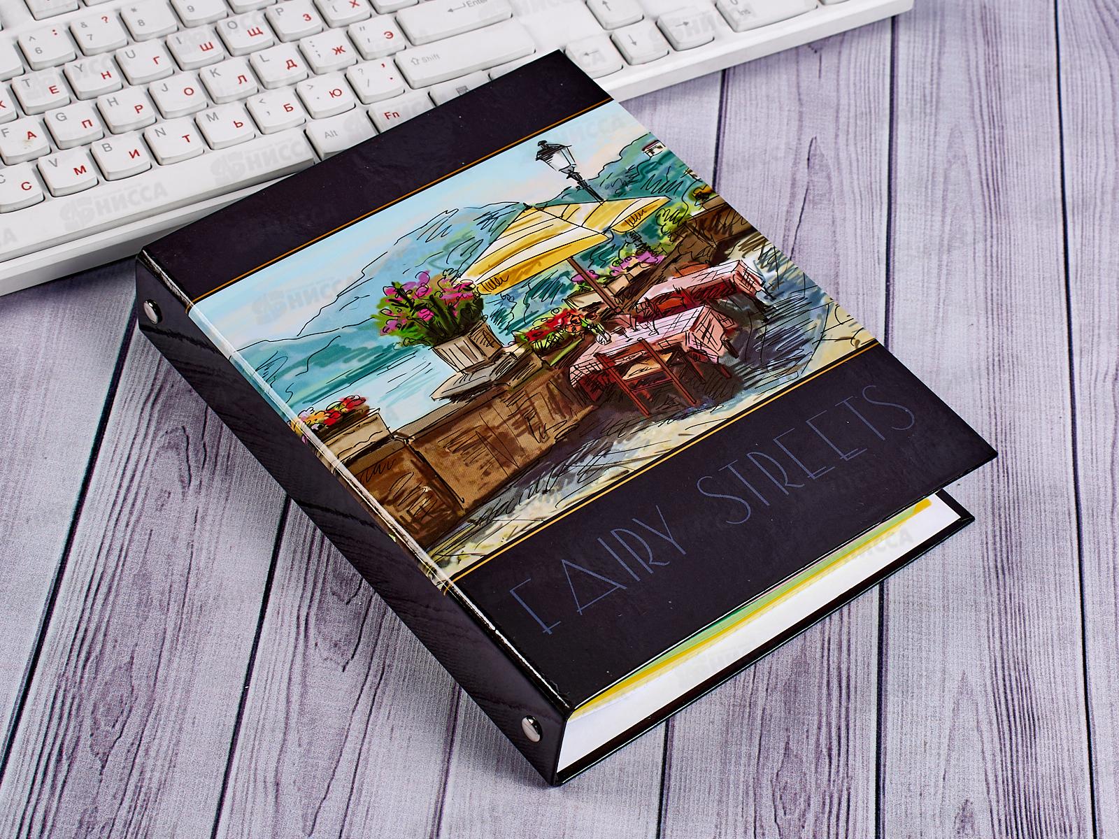 Тетрадь 4*50листов клетка  Апплика Кафе на набережной,4цв, С0800-36*14