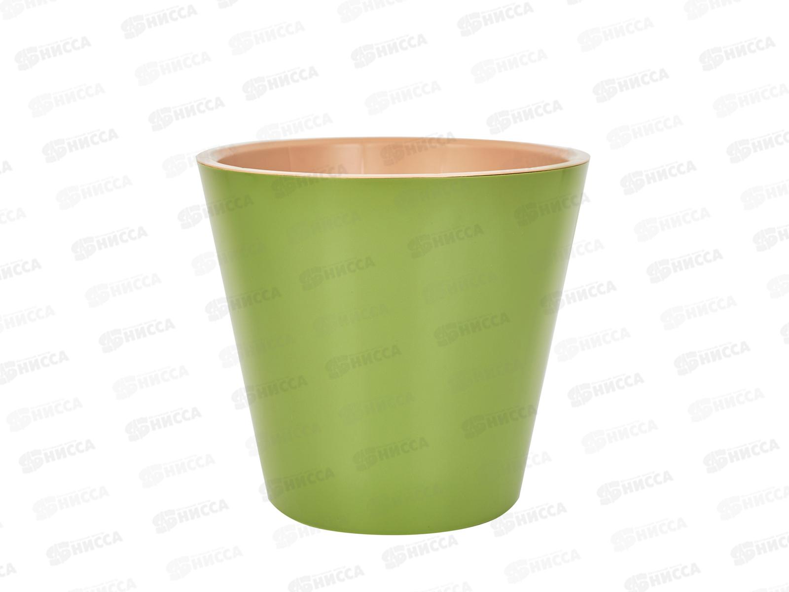 Горшок для цветов &quotInGreen London&quot D190мм 3,3л Оливковый ING6251 *9