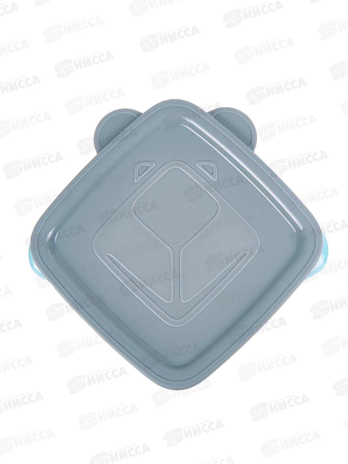 Тарелка детская Lalababy Play с крышкой серый  LA134112025