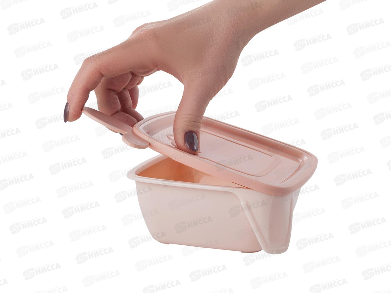 Тарелка детская Lalababy Play с крышкой карамельный  LA134312040