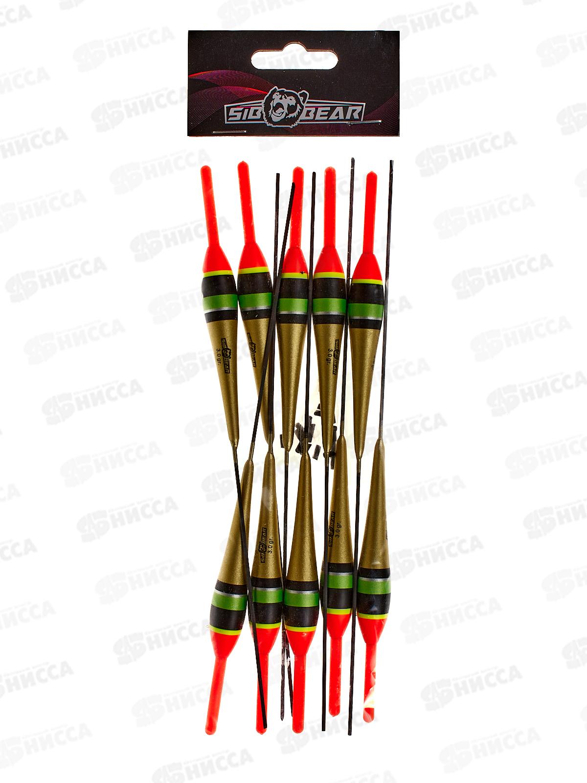 Поплавок SIBBEAR бальса съемная антена 3г бронза 1270 030 *1/10