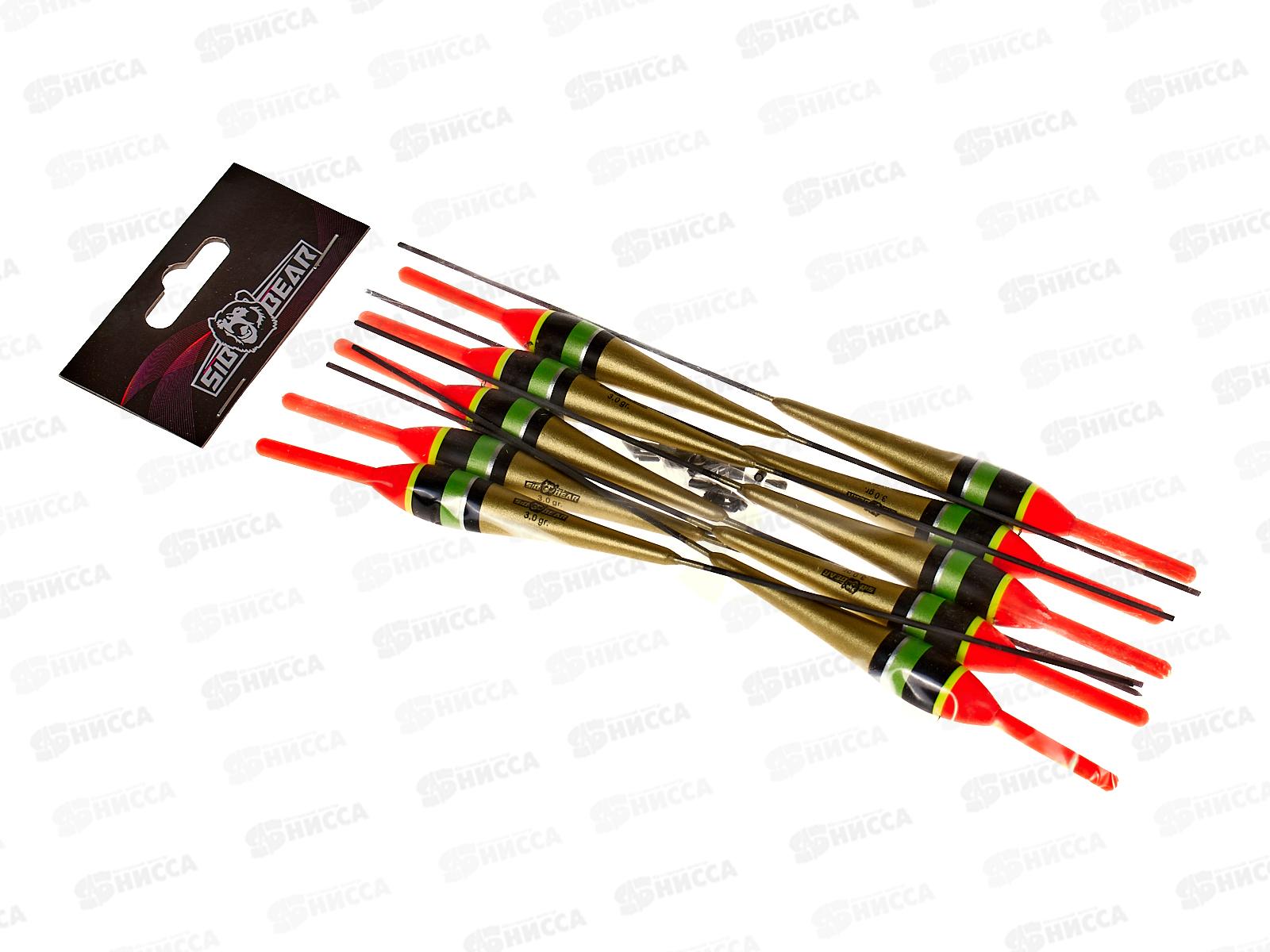 Поплавок SIBBEAR бальса съемная антена 3г бронза 1270 030 *1/10