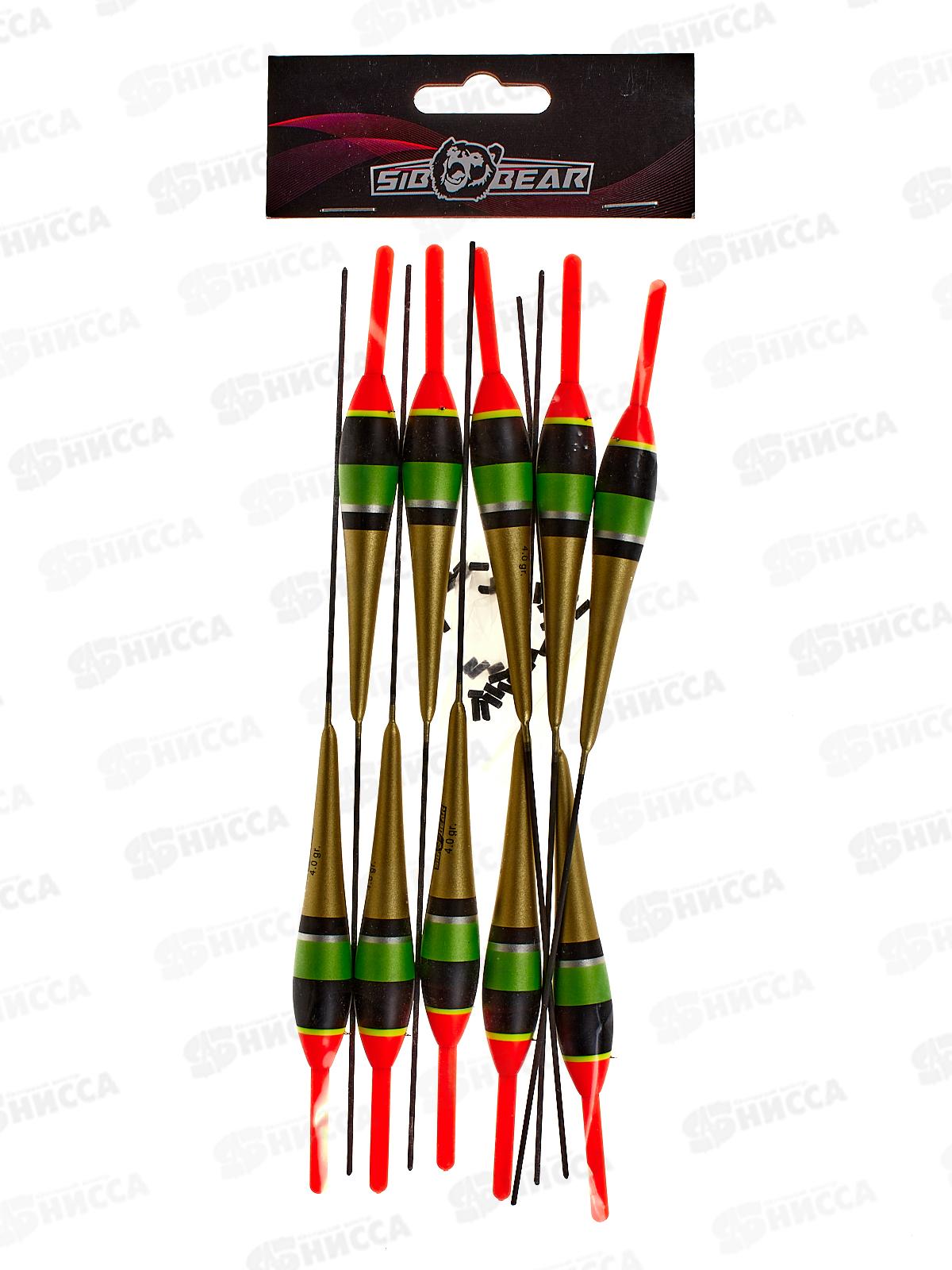 Поплавок SIBBEAR бальса съемная антена 4г бронза 1270 040 *1/10