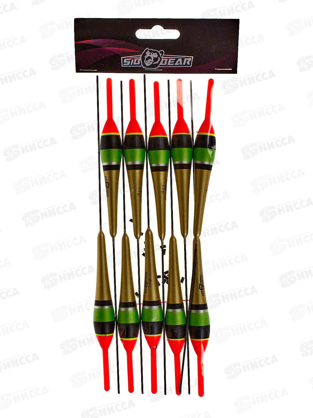 Поплавок SIBBEAR бальса съемная антена 5г бронза 1270 050 *1/10