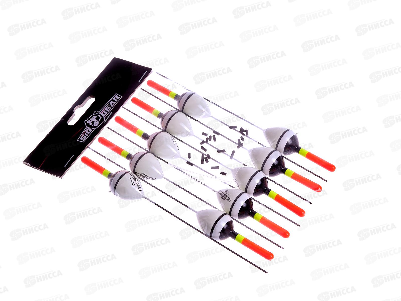 Поплавок SIBBEAR бальса цветная антенка 4г красно-желтая 4026 040 *1/10