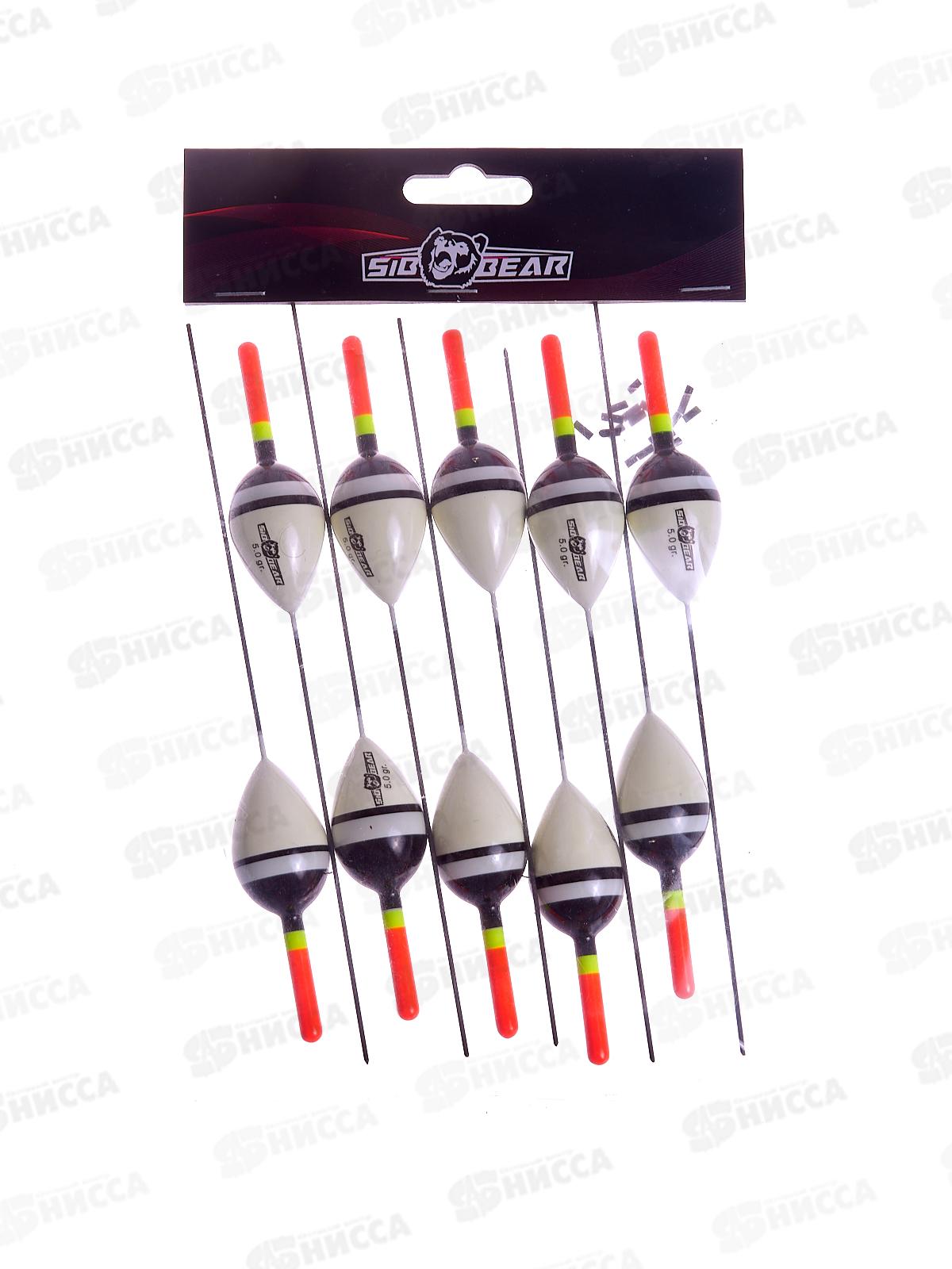 Поплавок SIBBEAR бальса цветная антенка 5г красно-желтая 4026 050 *1/10