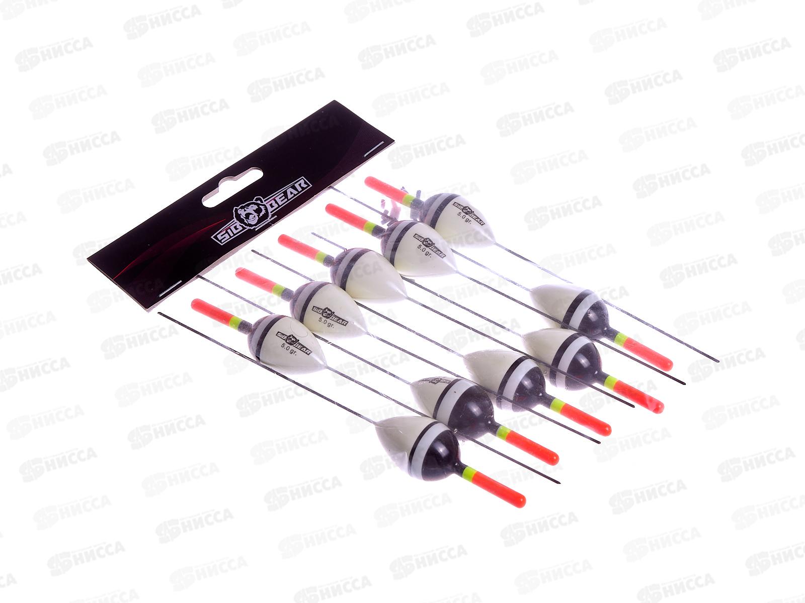 Поплавок SIBBEAR бальса цветная антенка 5г красно-желтая 4026 050 *1/10