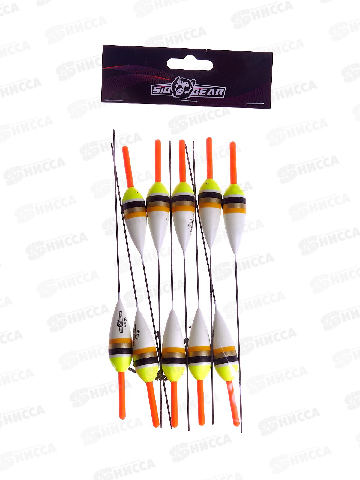 Поплавок SIBBEAR бальса съемная антена 4г белый 1176 040 *1/10