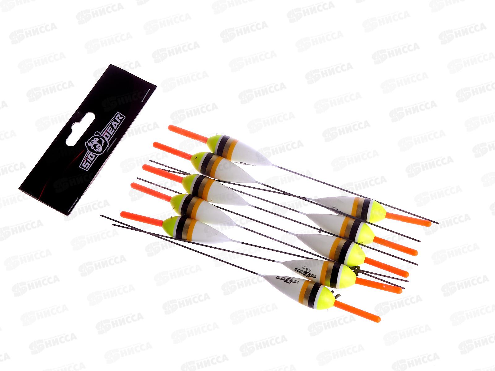 Поплавок SIBBEAR бальса съемная антена 4г белый 1176 040 *1/10