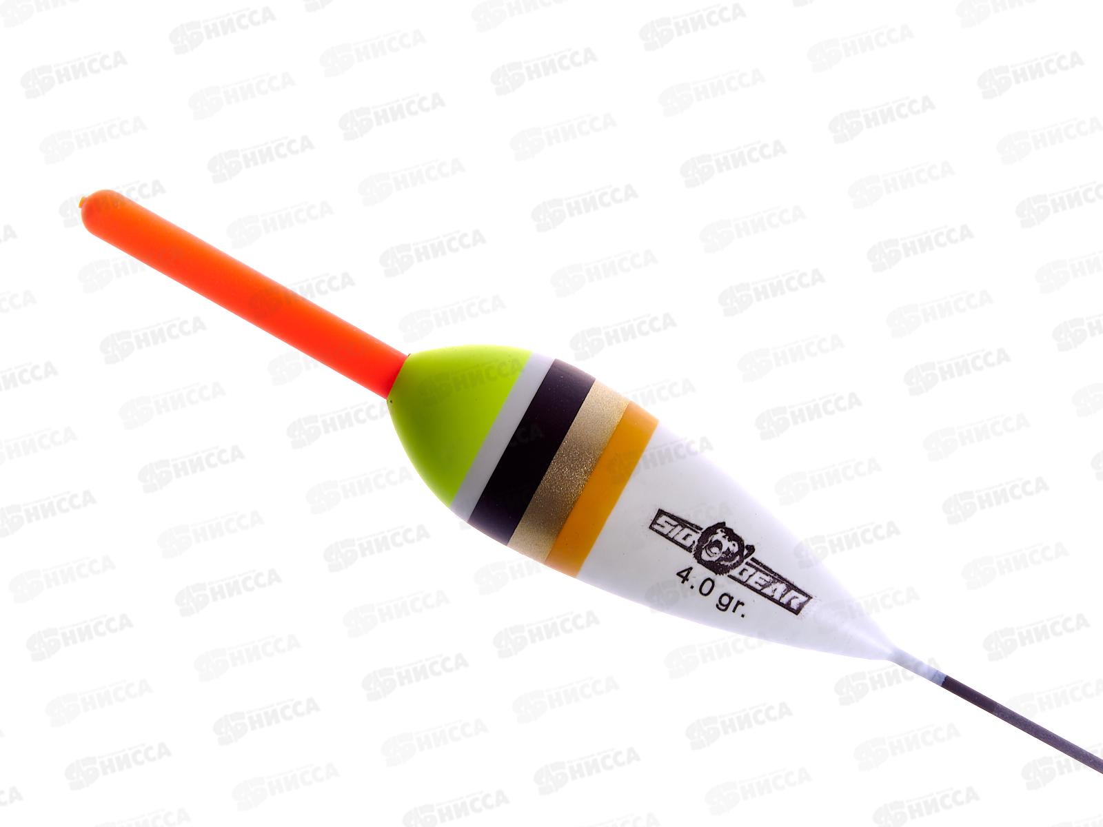 Поплавок SIBBEAR бальса съемная антена 4г белый 1176 040 *1/10