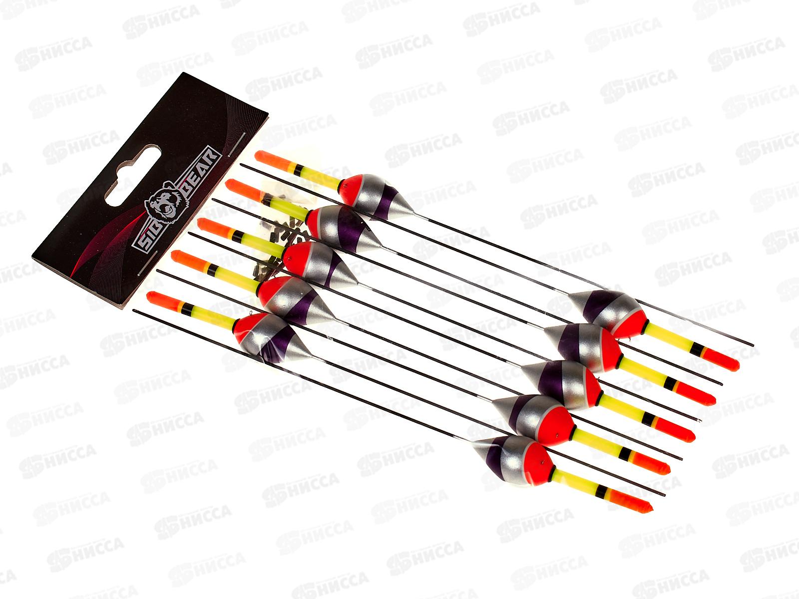 Поплавок SIBBEAR бальса съемная антена 2г сереб-фиол 2119 020 *1/10