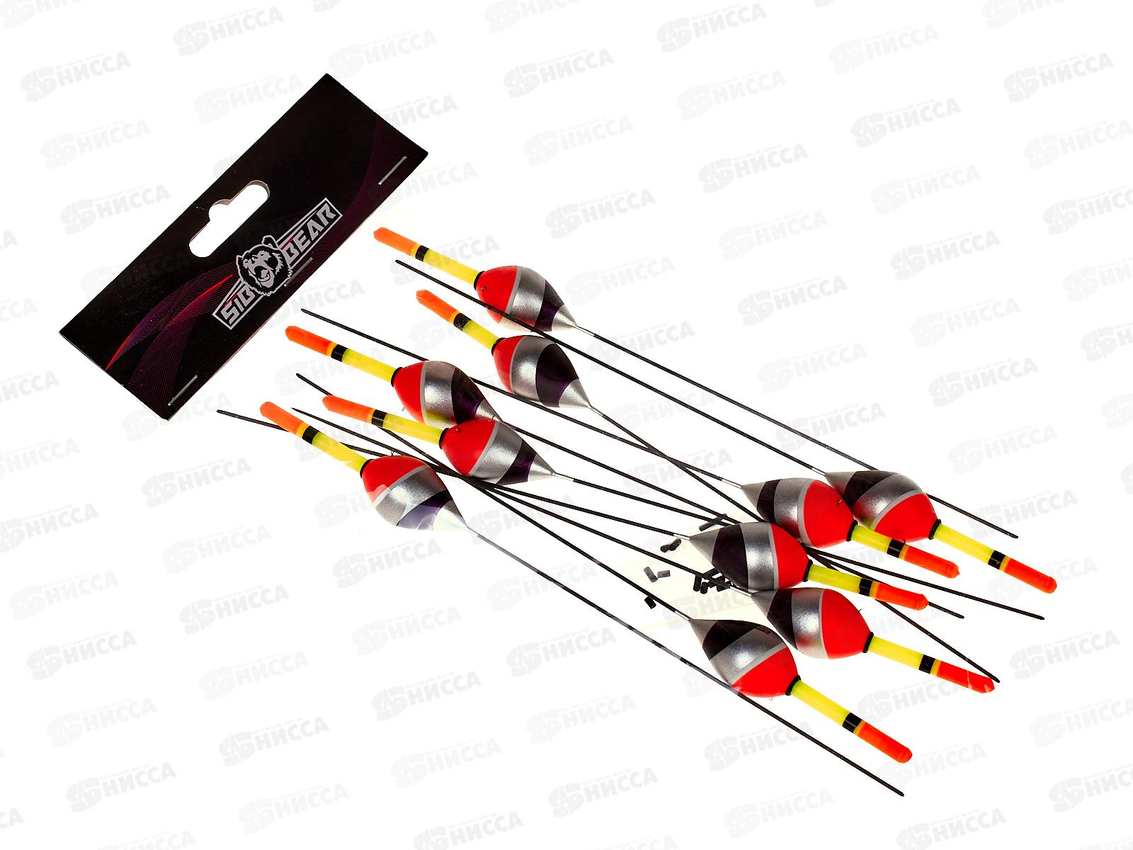 Поплавок SIBBEAR бальса съемная антена 3г сереб-фиол 2119 030 *1/10