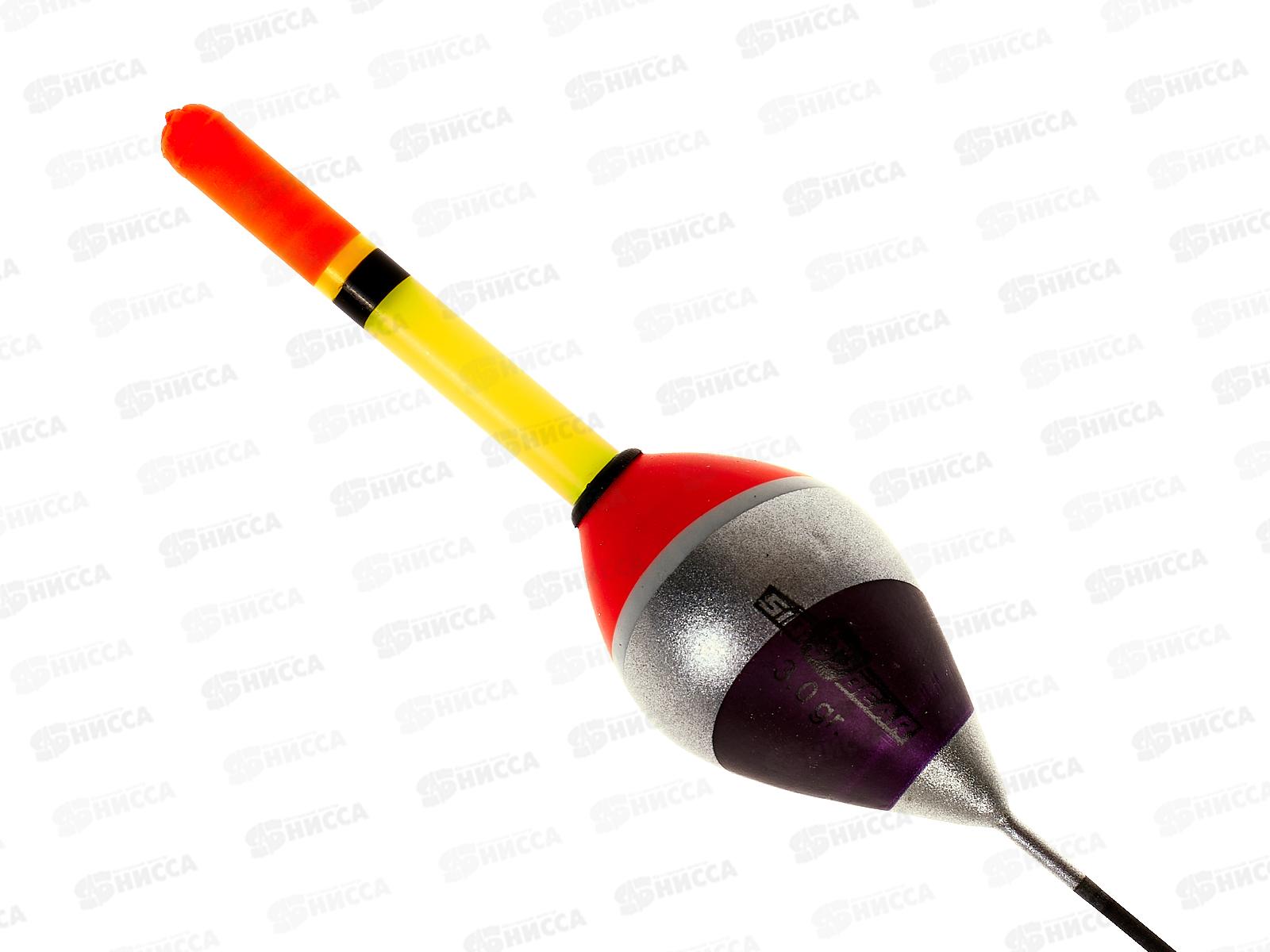 Поплавок SIBBEAR бальса съемная антена 3г сереб-фиол 2119 030 *1/10