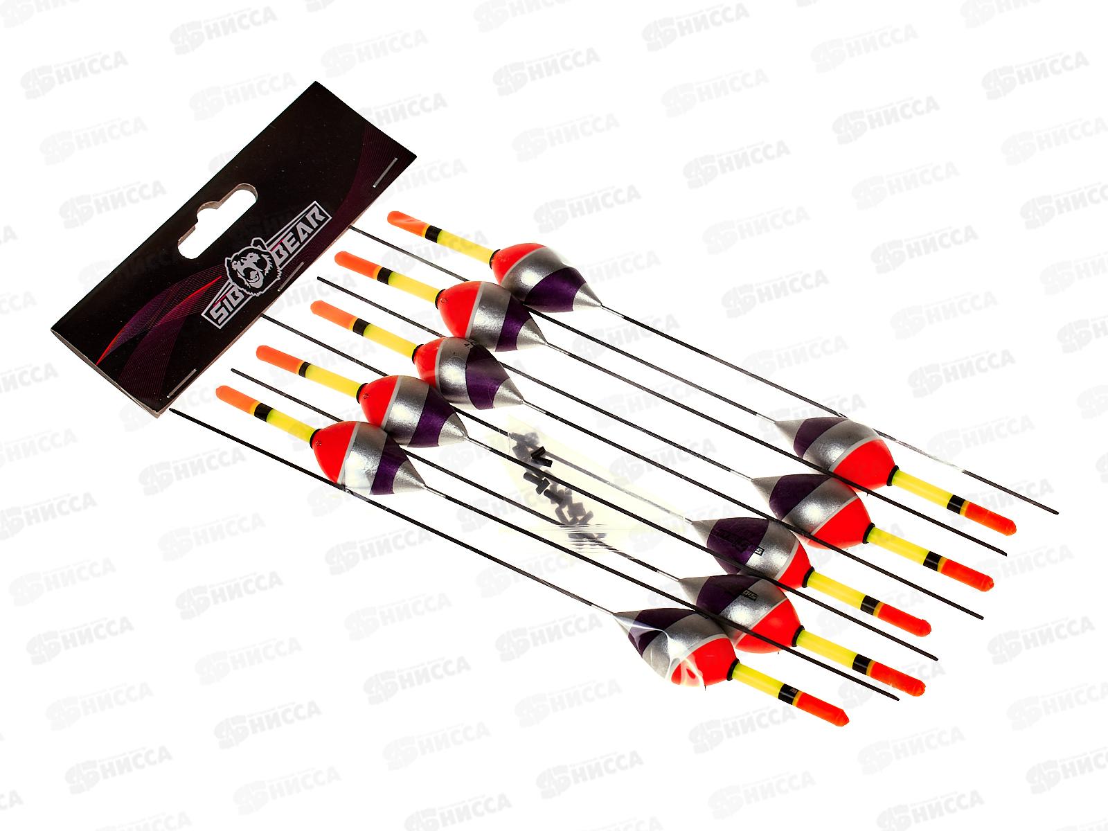 Поплавок SIBBEAR бальса съемная антена 4г сереб-фиол 2119 040 *1/10