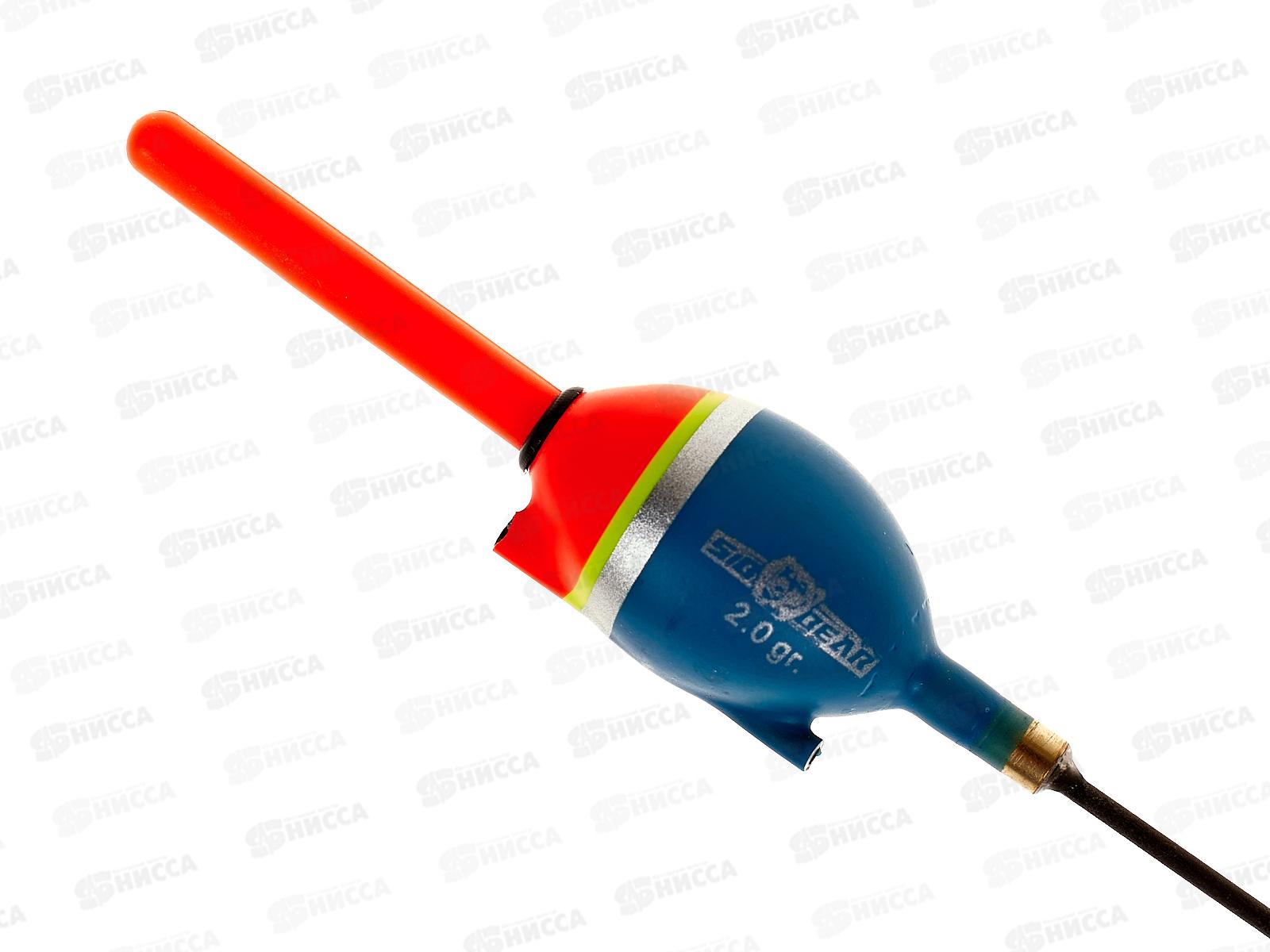 Поплавок SIBBEAR бальса скользящий съемный синий 2г 9015 020 *1/10