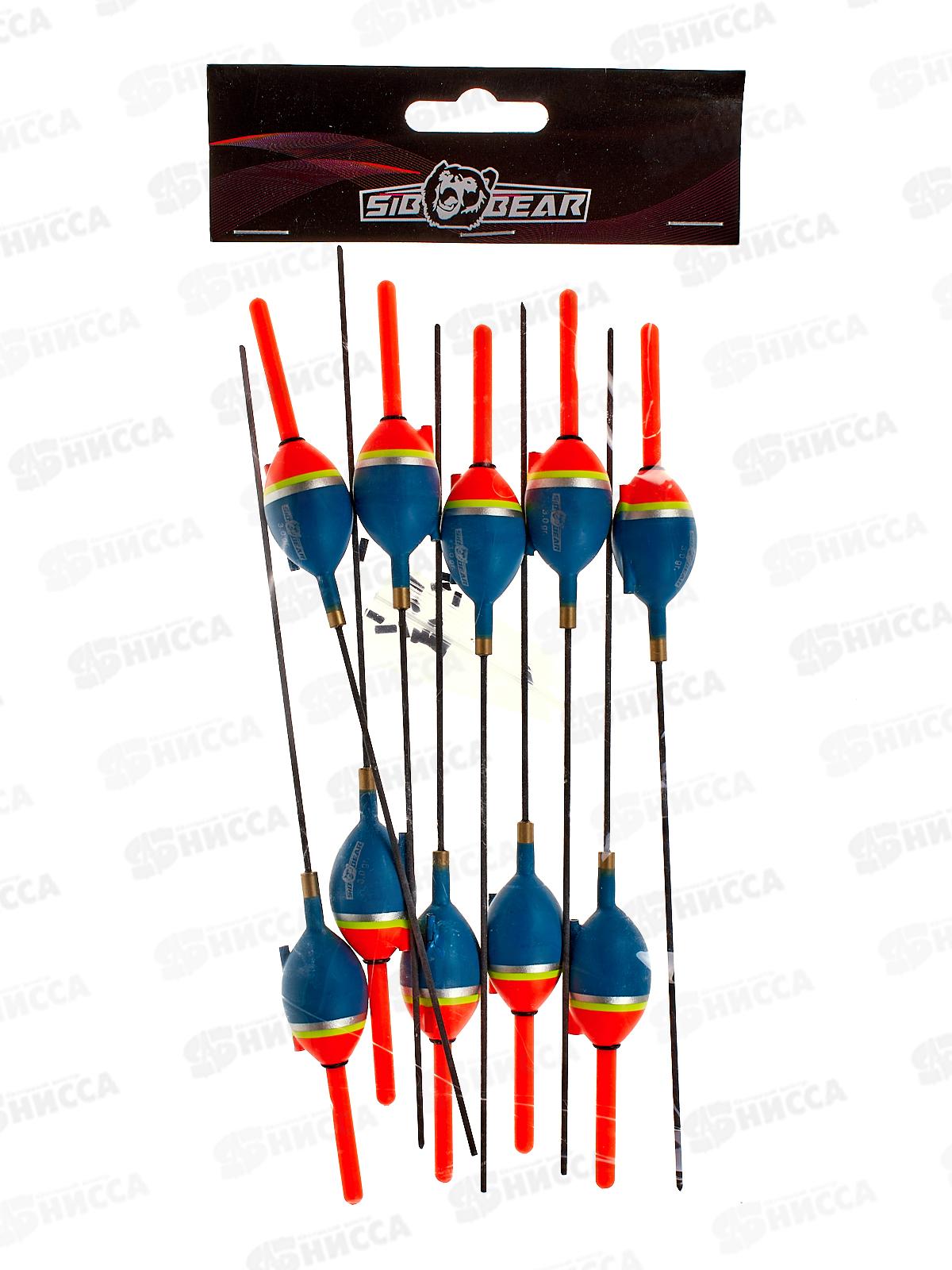 Поплавок SIBBEAR бальса скользящий съемный синий 3г 9015 030 *1/10