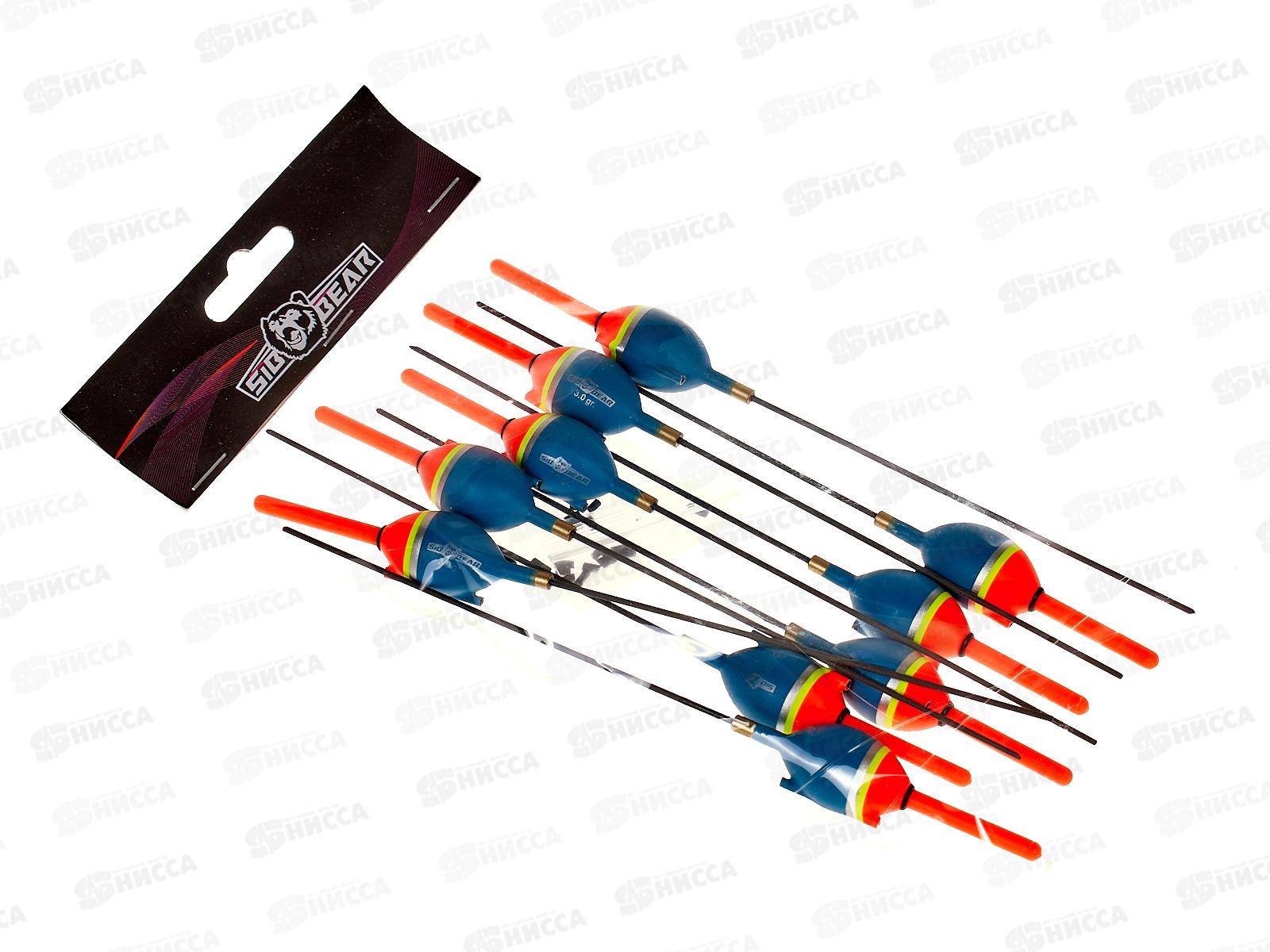 Поплавок SIBBEAR бальса скользящий съемный синий 3г 9015 030 *1/10