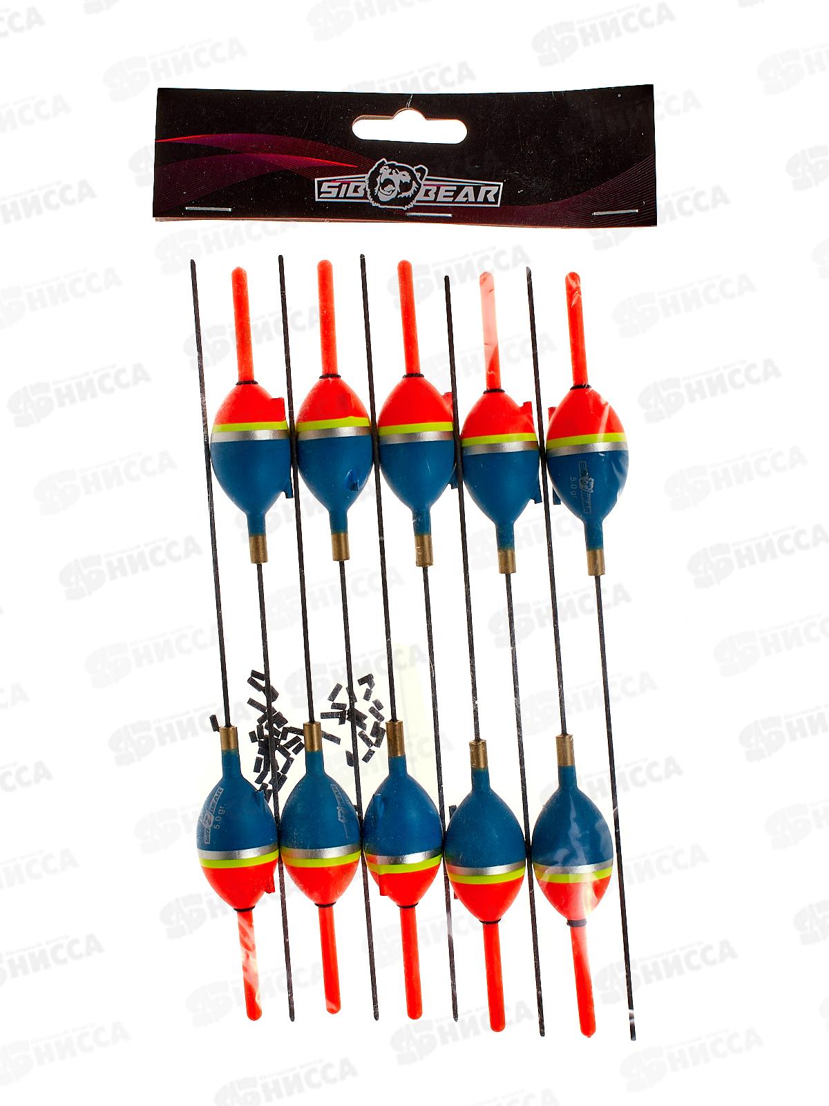 Поплавок SIBBEAR бальса скользящий съемный синий 5г 9015 050 *1/10