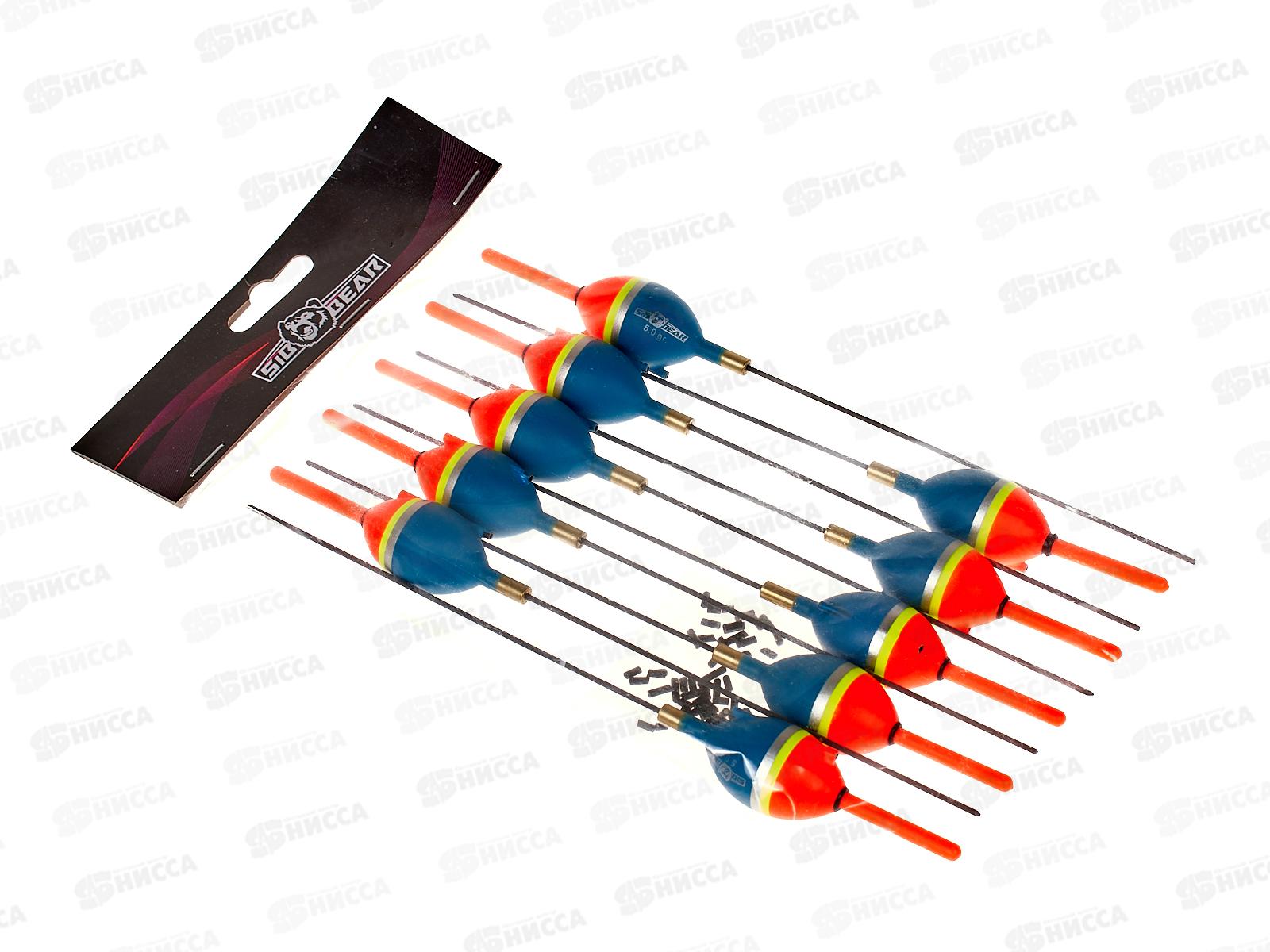 Поплавок SIBBEAR бальса скользящий съемный синий 5г 9015 050 *1/10