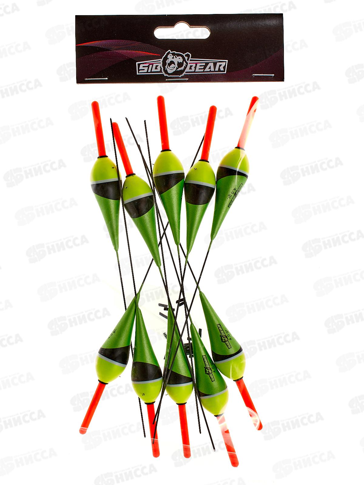 Поплавок SIBBEAR бальса съемная антена 4г т-зеленый 2108 040 *1/10