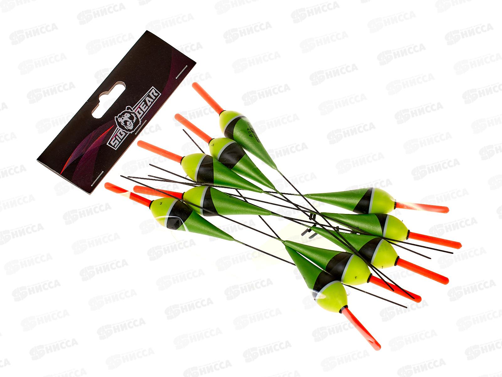 Поплавок SIBBEAR бальса съемная антена 4г т-зеленый 2108 040 *1/10