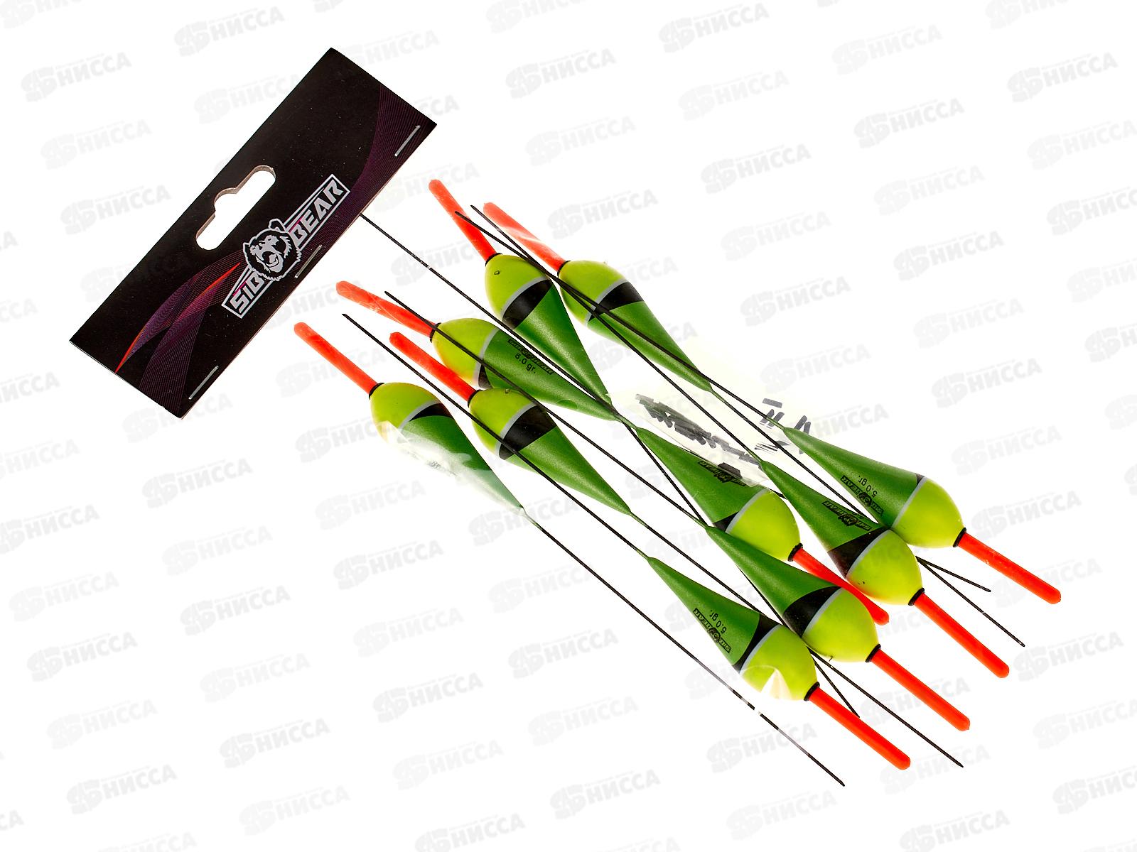 Поплавок SIBBEAR бальса съемная антена 5г т-зеленый 2108 050 *1/10