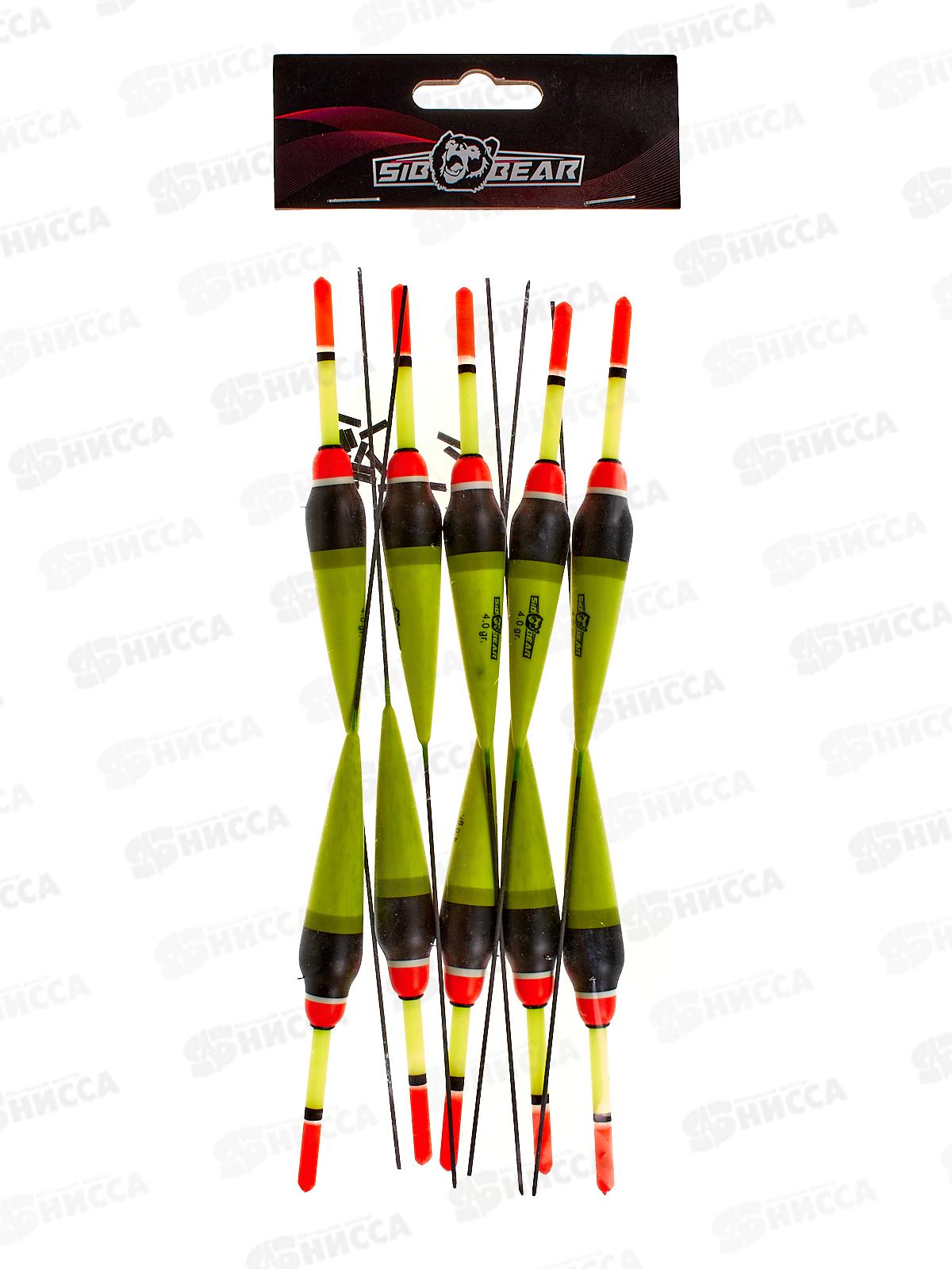 Поплавок SIBBEAR бальса цв антенка 4г желтый 2137 040 *1/10