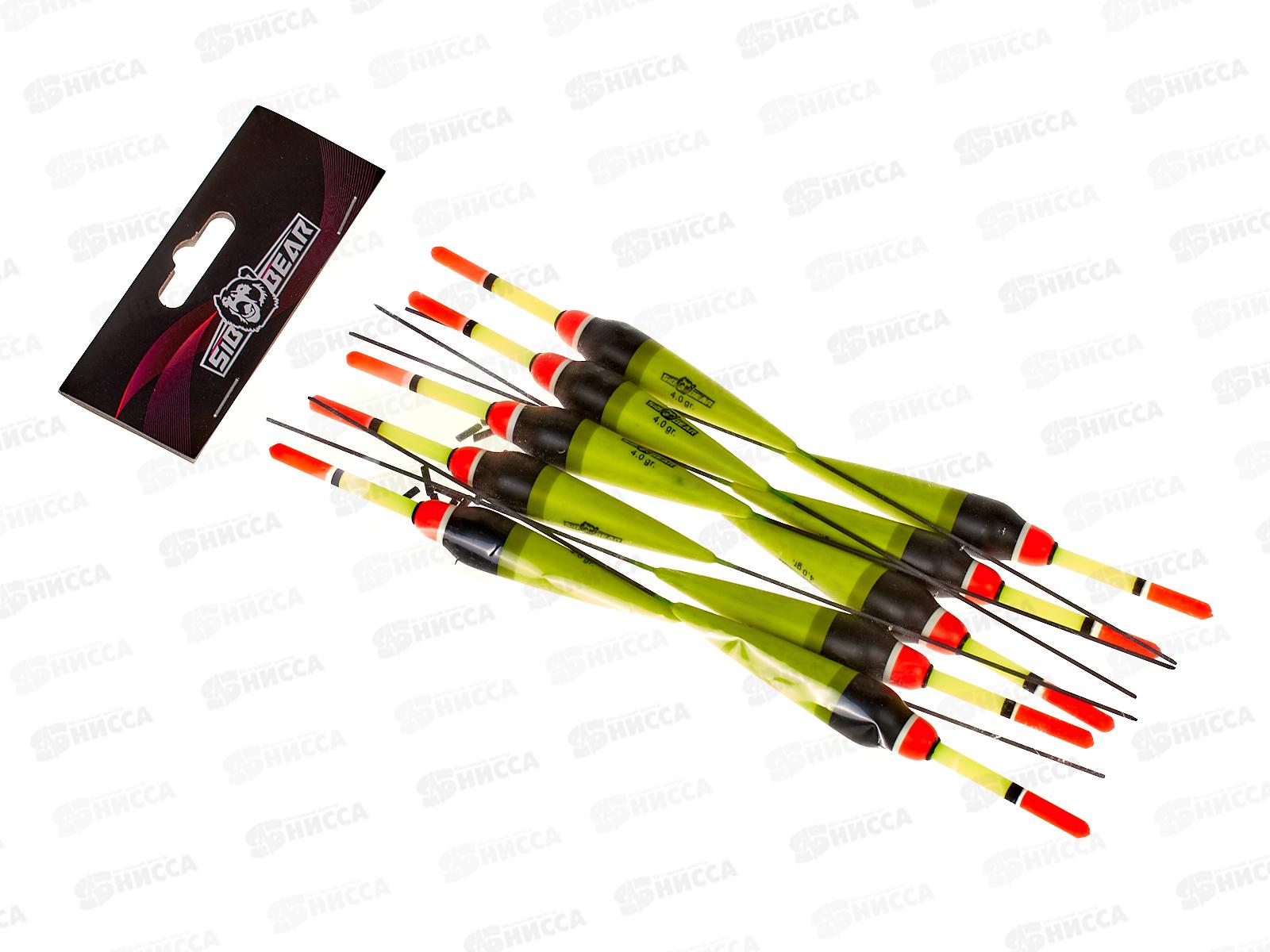 Поплавок SIBBEAR бальса цв антенка 4г желтый 2137 040 *1/10