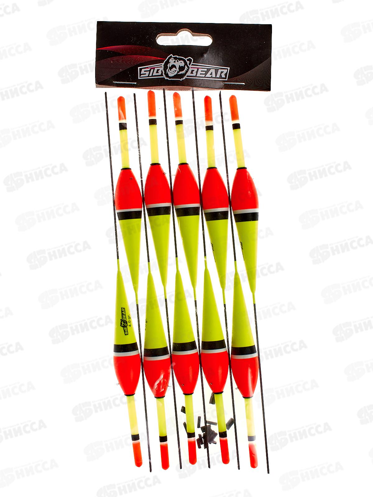 Поплавок SIBBEAR бальса съемная антена 4г желтый 2139 040 *1/10