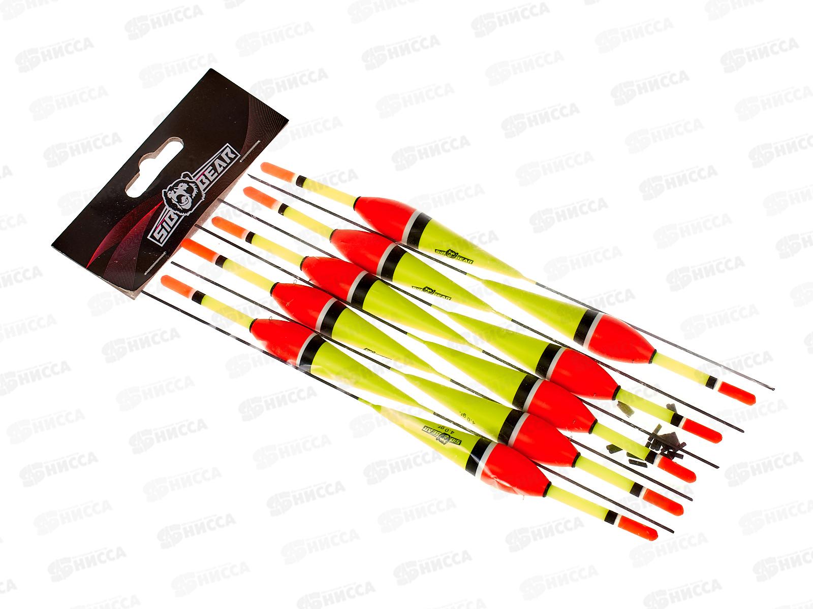 Поплавок SIBBEAR бальса съемная антена 4г желтый 2139 040 *1/10