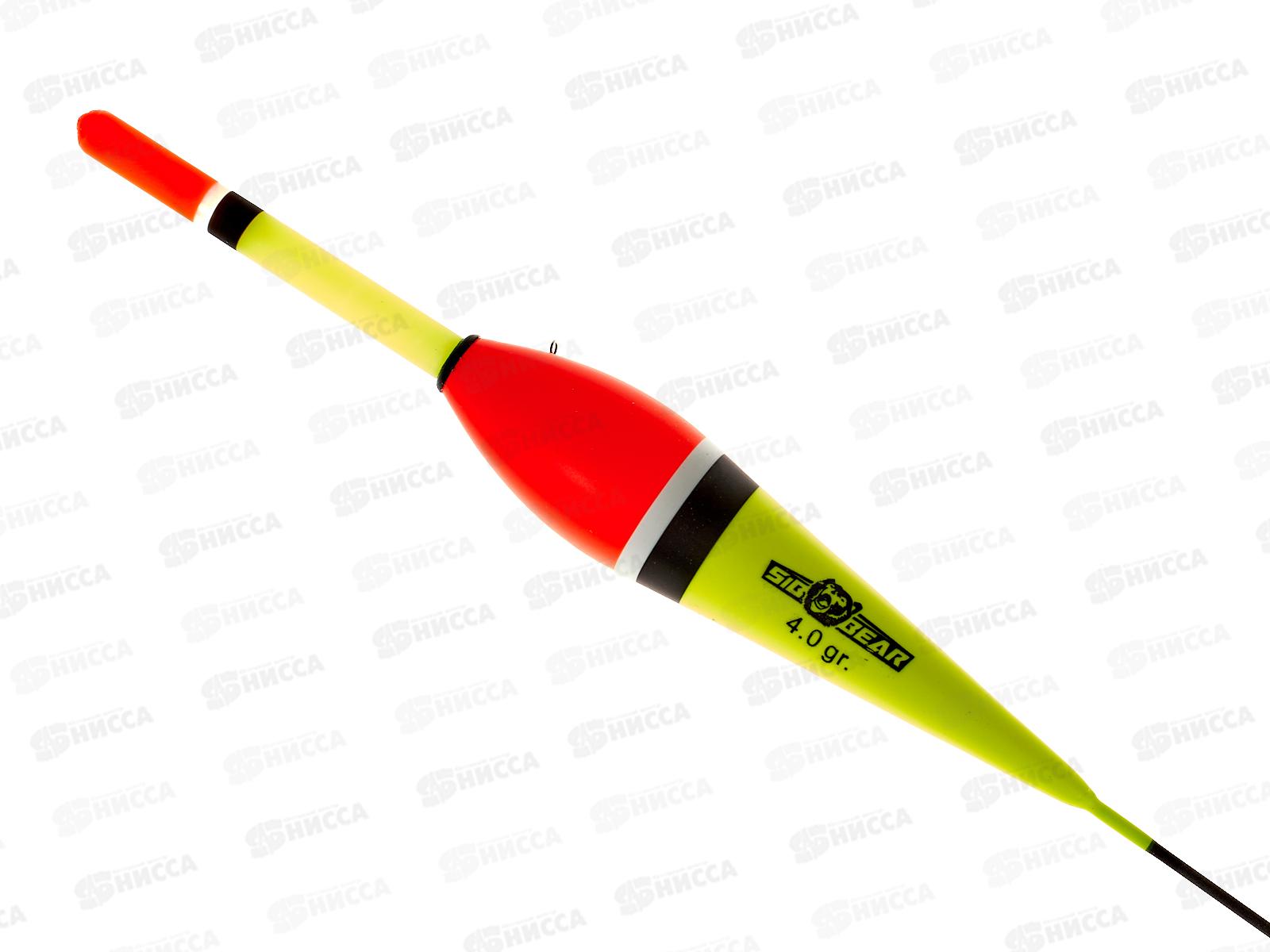 Поплавок SIBBEAR бальса съемная антена 4г желтый 2139 040 *1/10