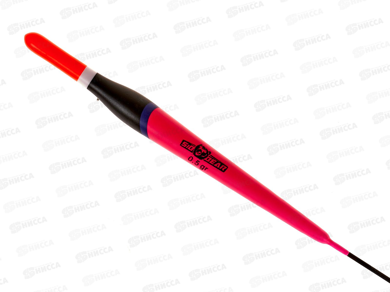 Поплавок SIBBEAR бальса красная антена 0,5г розовый 8072 005 *1/10