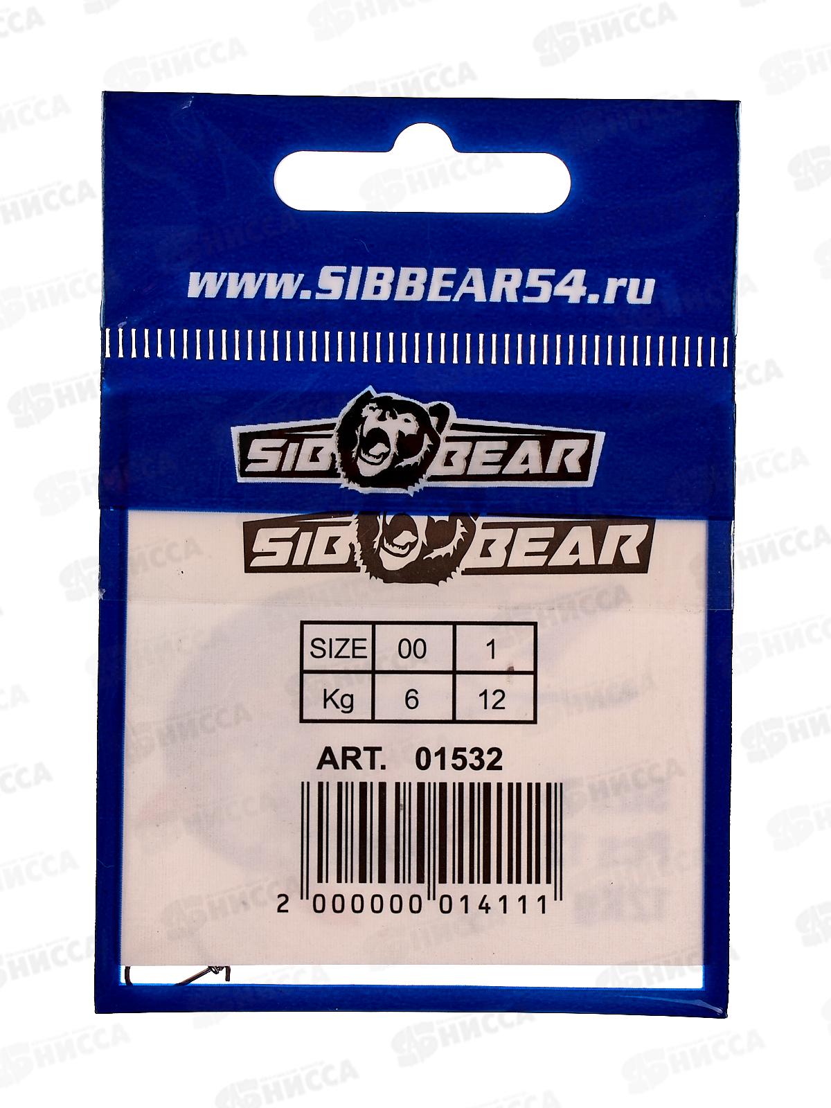 Карабин SIBBEAR №1 12шт 01532